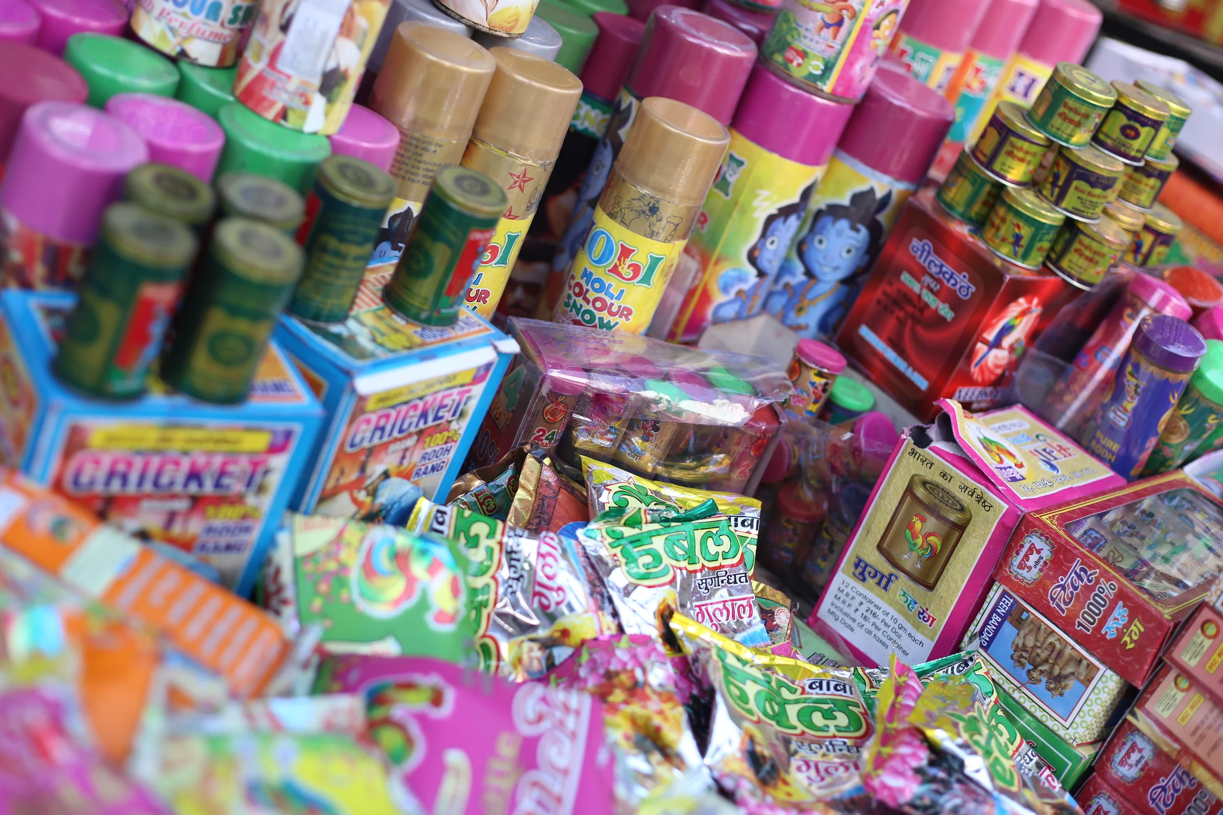 Holi Colors - New Delhi, India