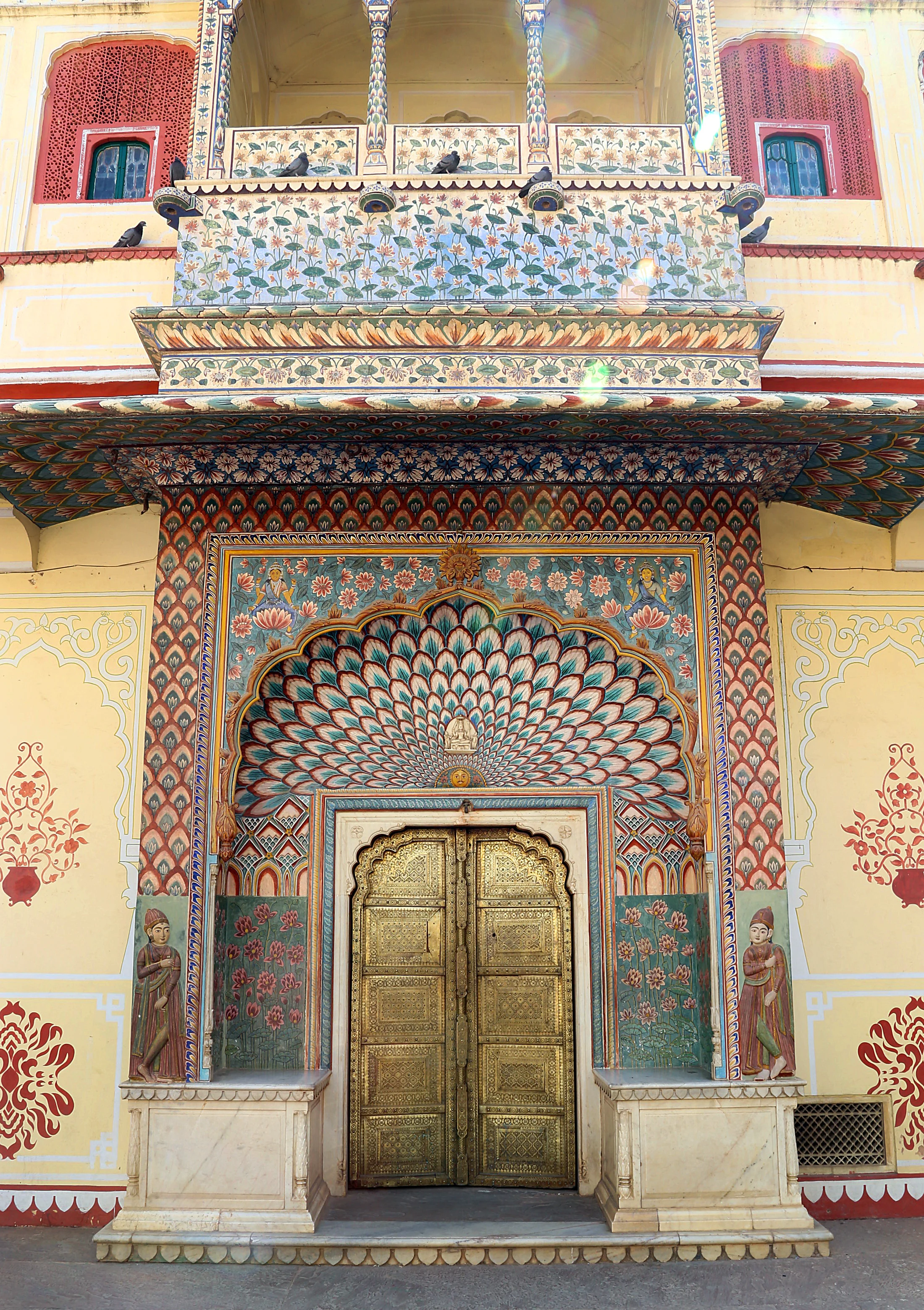 Door at the City Palace - Jaipur, India