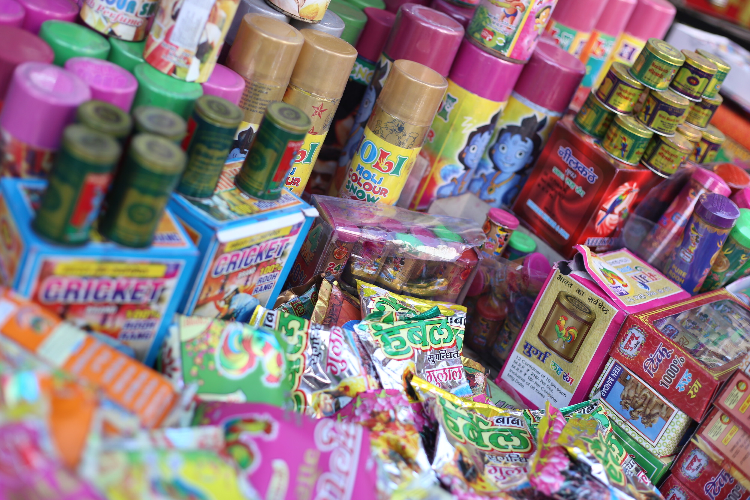 Holi Colors - New Delhi, India