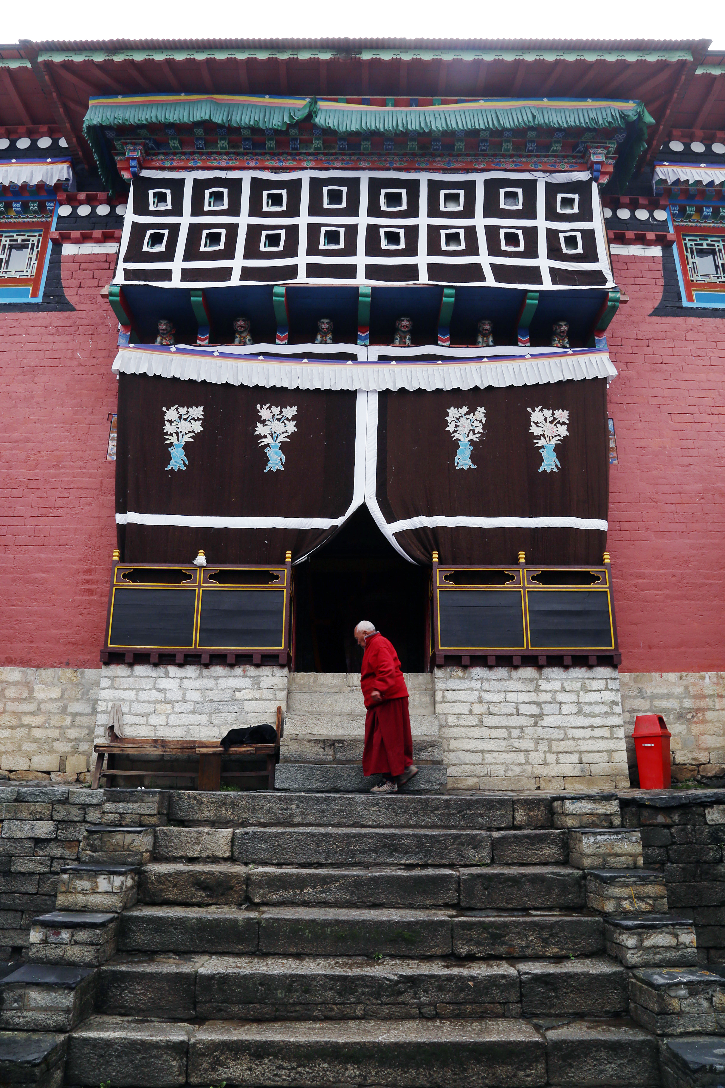 Monk in the Monastery 