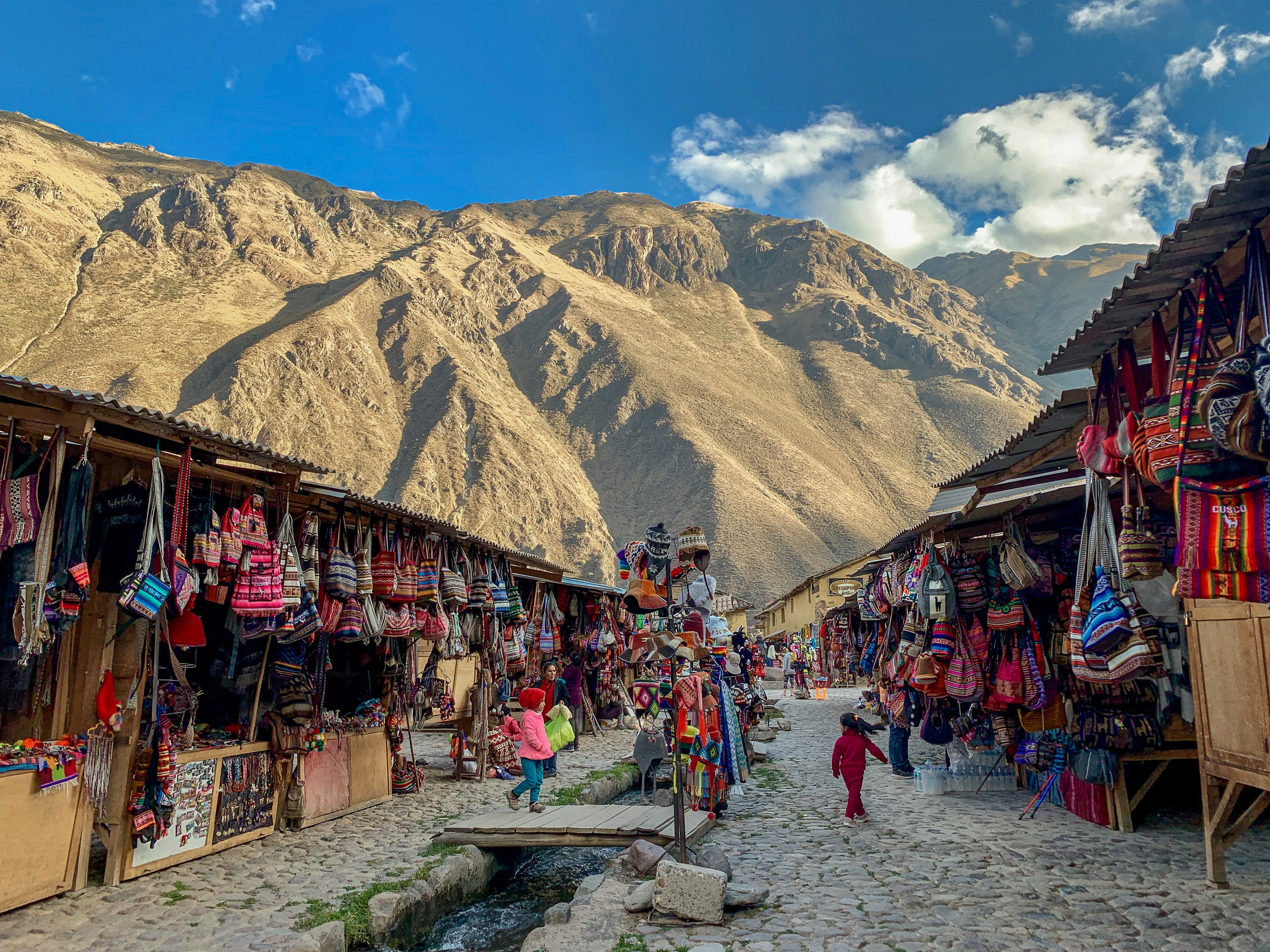 Market in the Andes - Ollantaytambo, Cusco Region