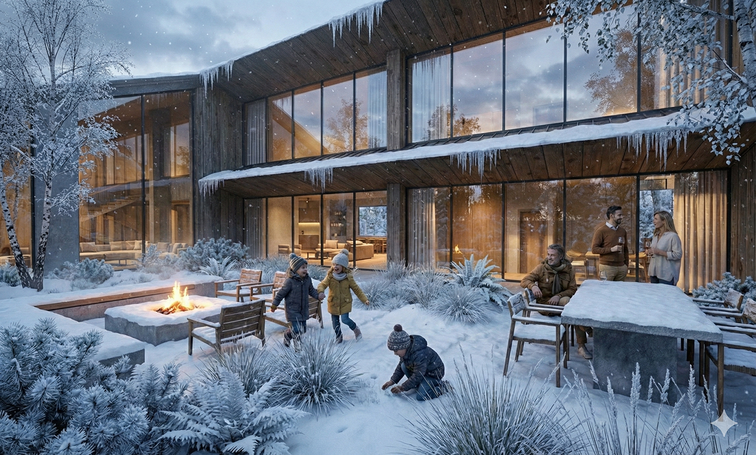 Afternoon Courtyard Winter.png