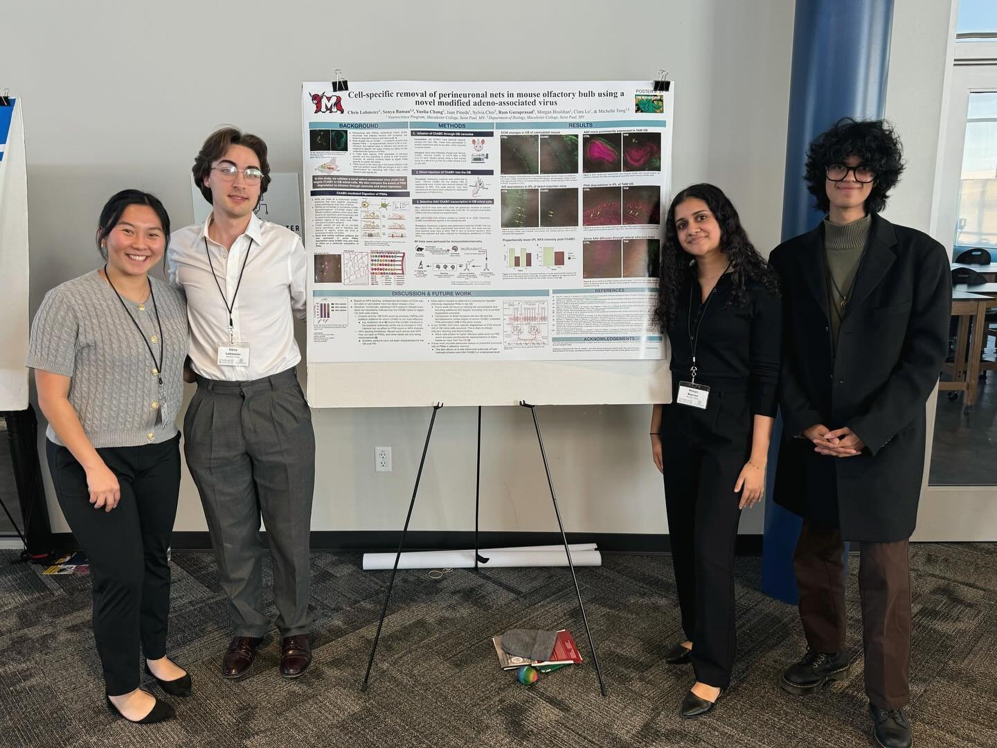 Great work, team! Congrats on a successful poster session π§ π§ͺ π₯