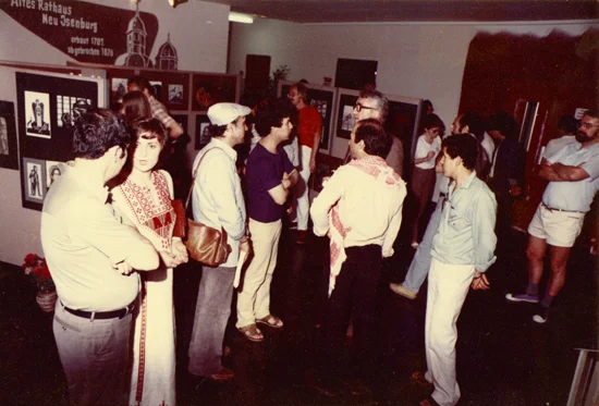 People at the Neu-Isenburg Exhibition
