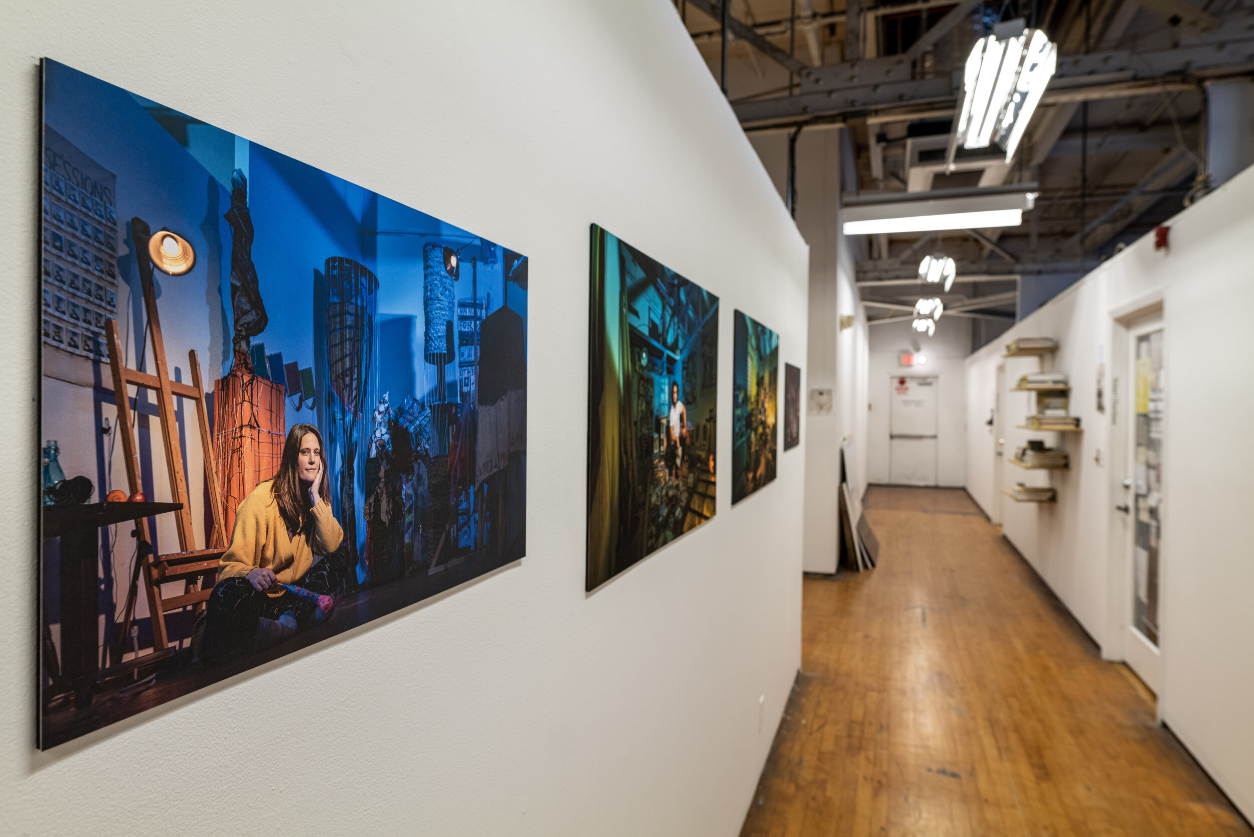  Installation view of  Pedro Wazzan:   In the Studio  at Bakehouse Art Complex. Photo by Greg Clark for GoodMiami.org, 2021. 