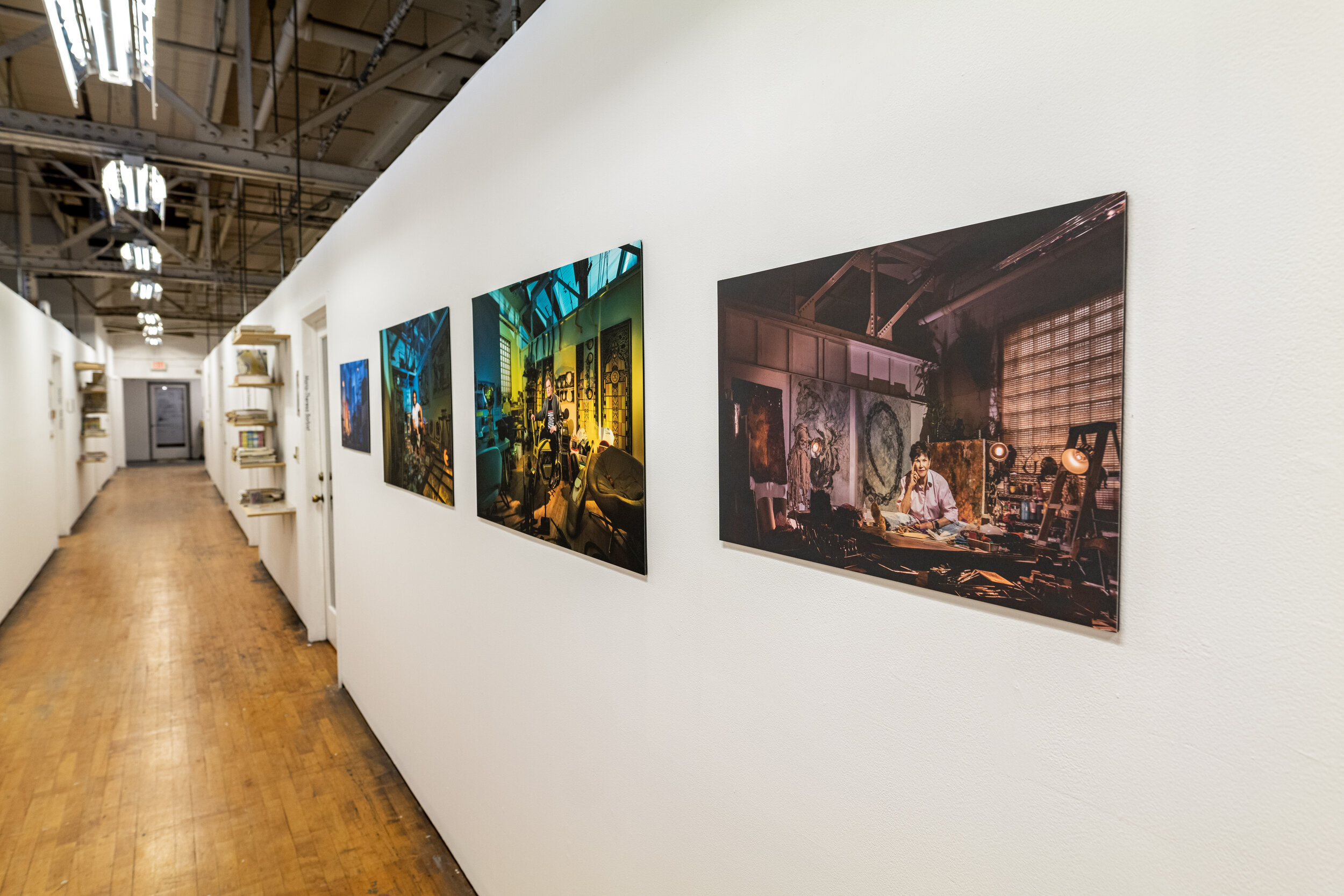  Installation view of  Pedro Wazzan:   In the Studio  at Bakehouse Art Complex. Photo by Greg Clark for GoodMiami.org, 2021. 