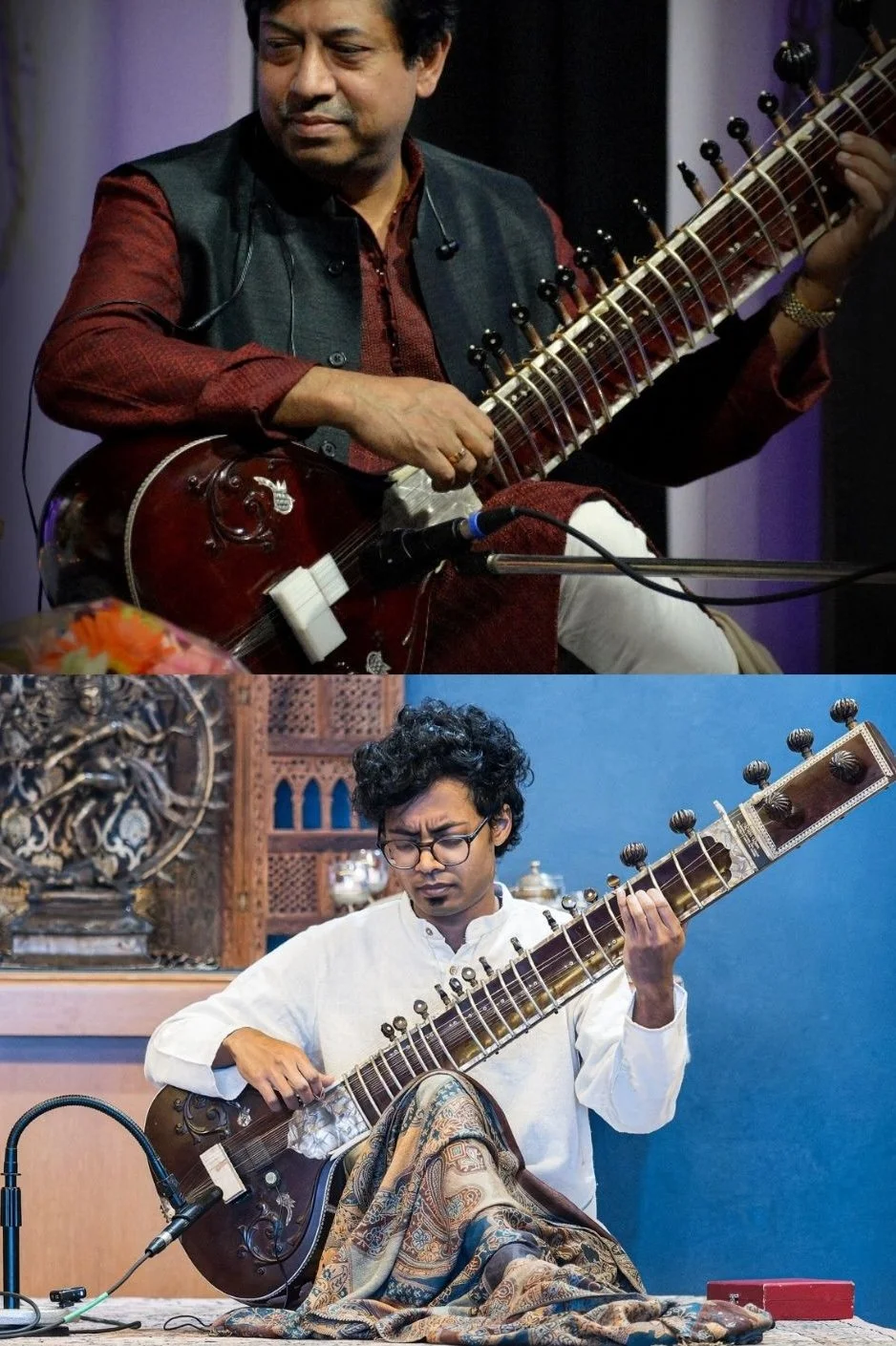Sitar Duo with Father and Son: Sugato and Snehesh Nag