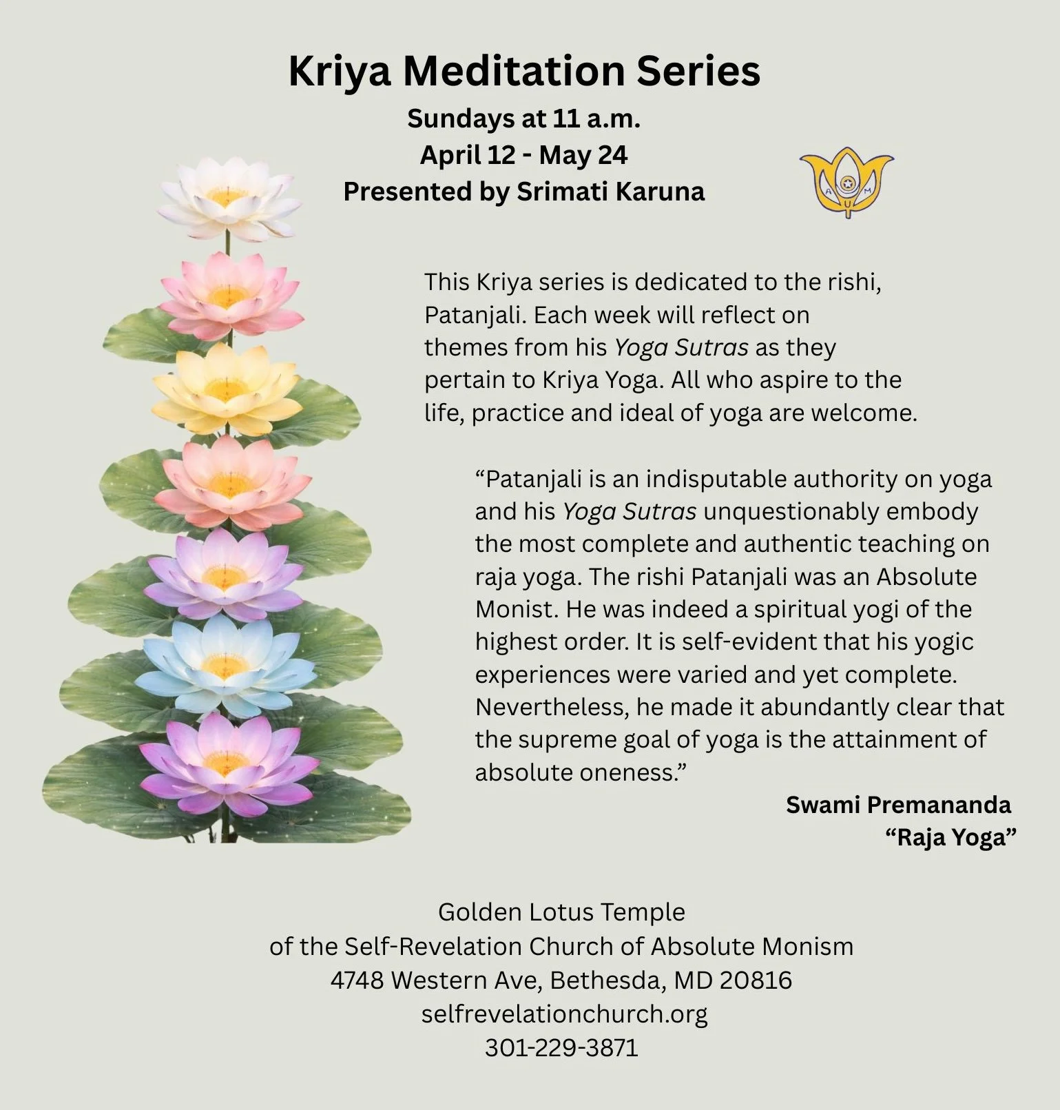 Kriya Meditation Series