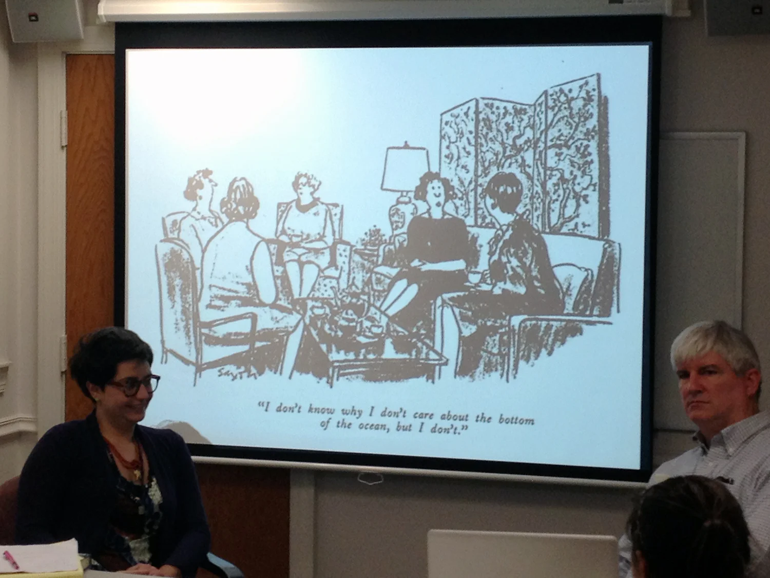 Hali Felt with Walter H.F. Smith Guest Lecture in 2012, Honors College, University of Maryland