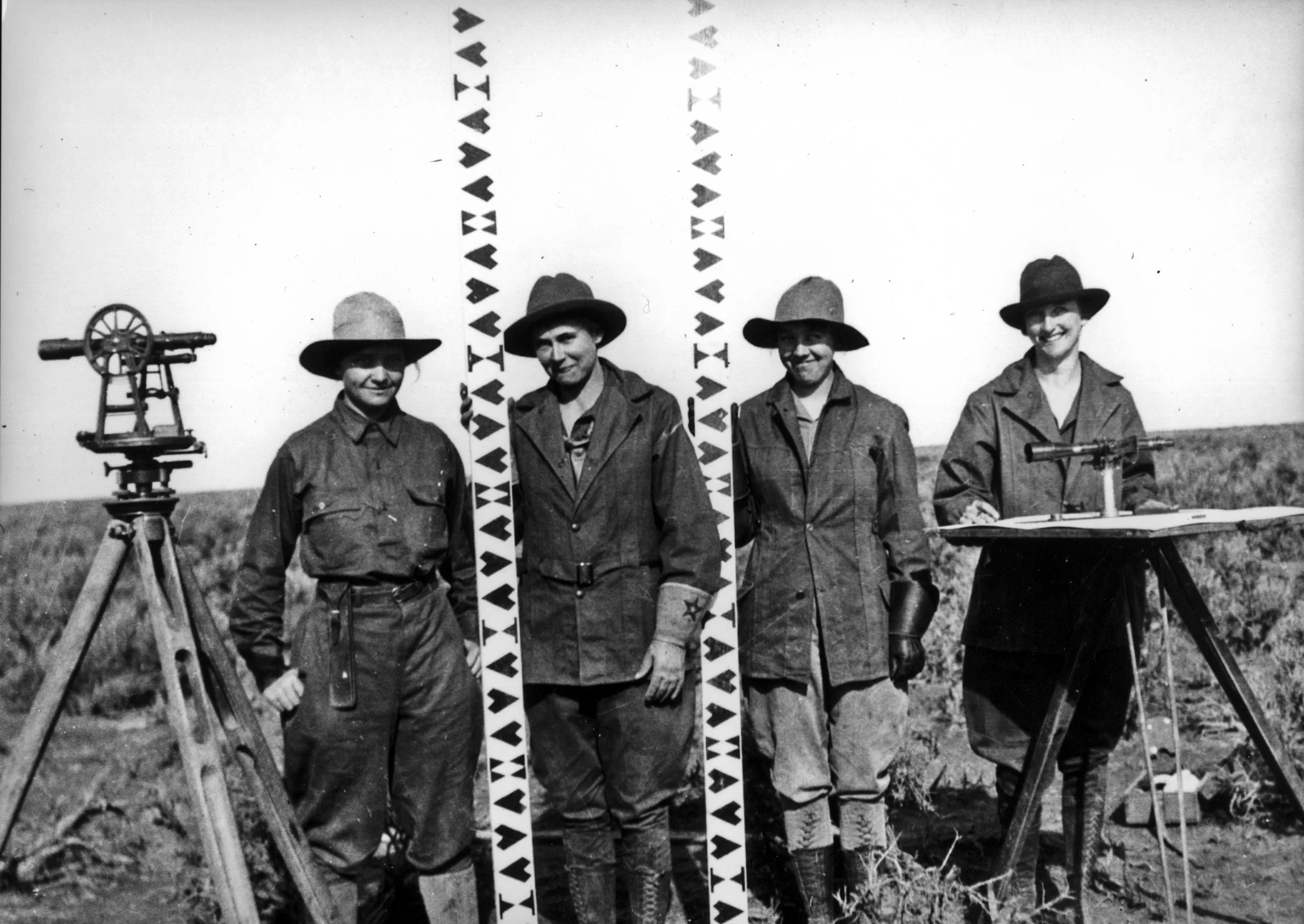 Minidoka Project, Idaho 1918. Photo from the U.S. Bureau of Reclamation, of the U.S. Department of the Interior