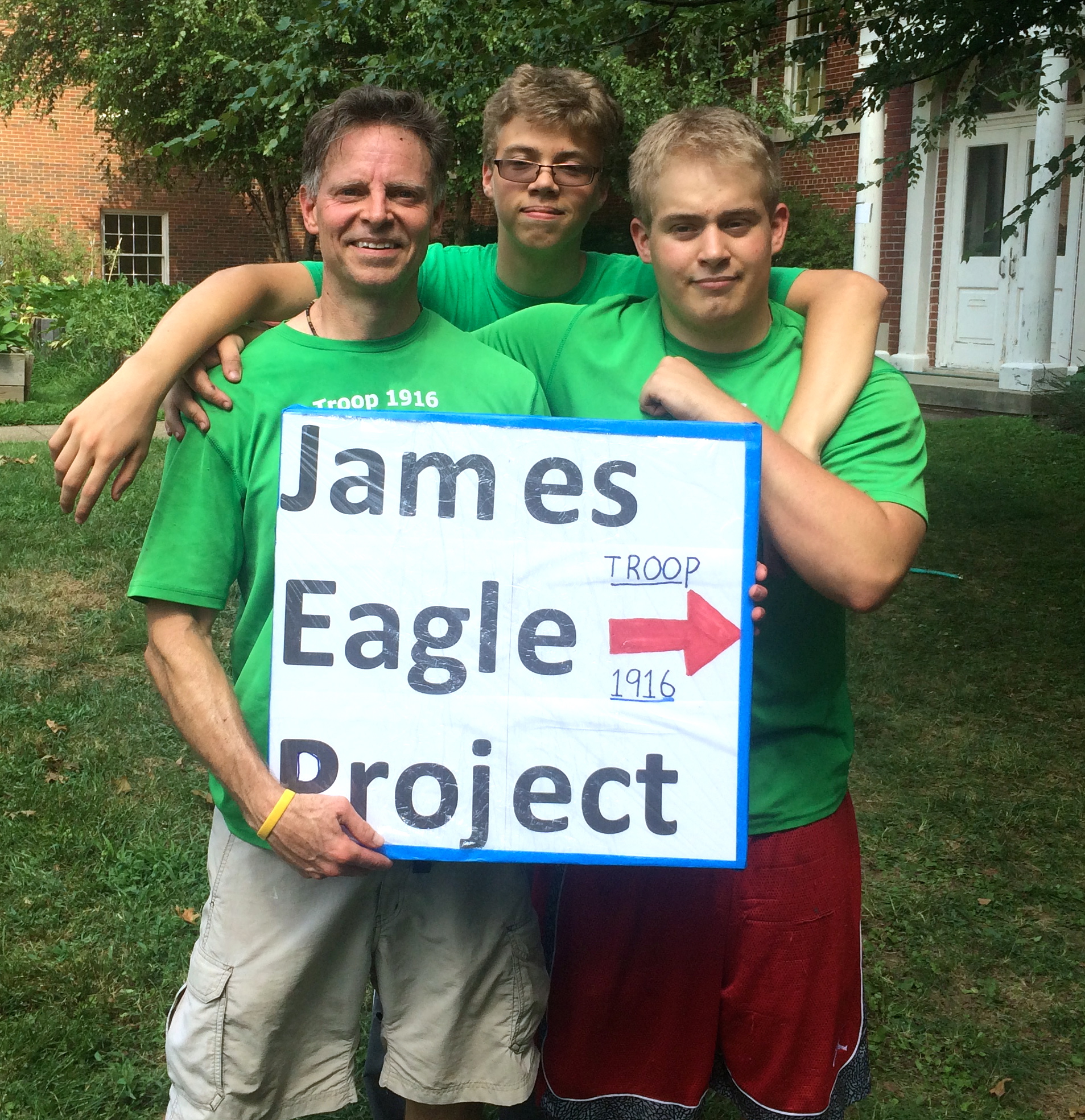 James's Eagle Project, August 2016