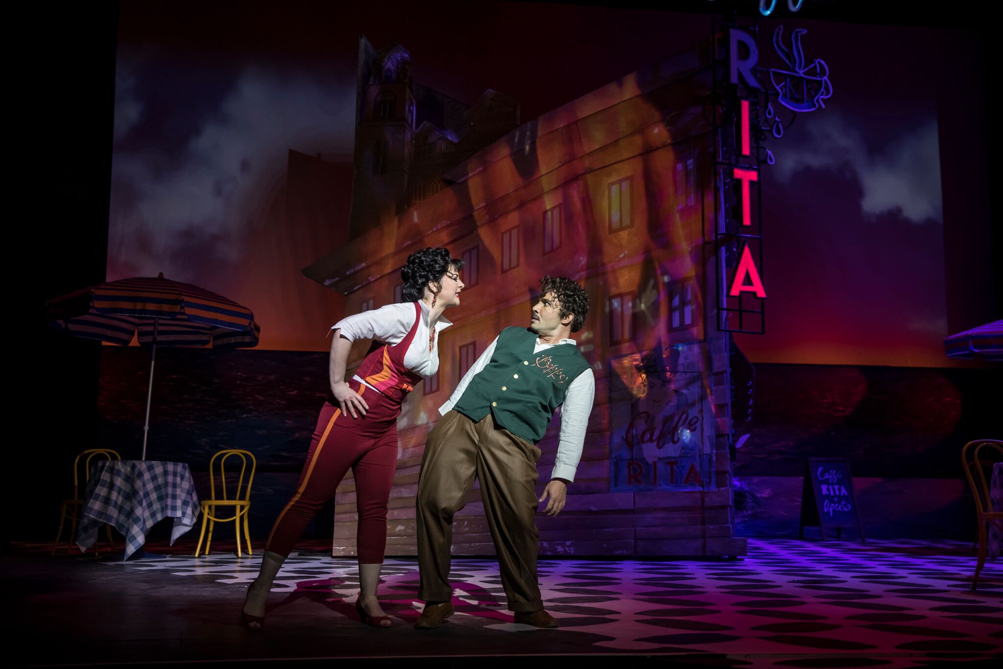 Rita with Angela Mortellaro and Chicago Opera Theater ©Liz Lauren