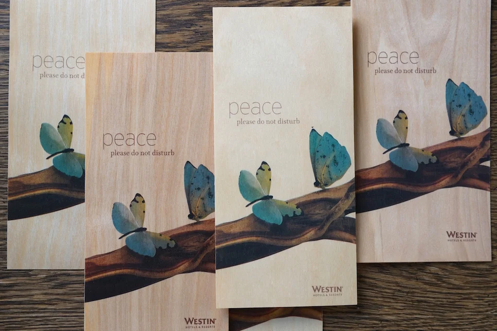 Cherry and Birch Wood Westin Door Hangers