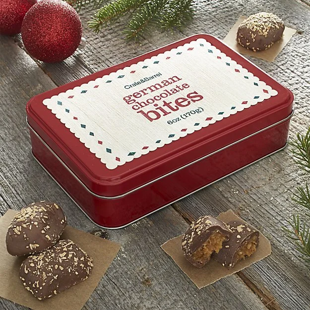Birch Wood Crate and Barrel Candy Label