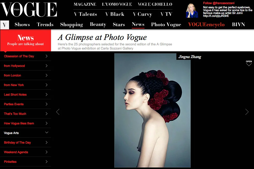 "A Glimpse at Photo Vogue", Vogue Italia, Vogue Arts, 2 May 2013