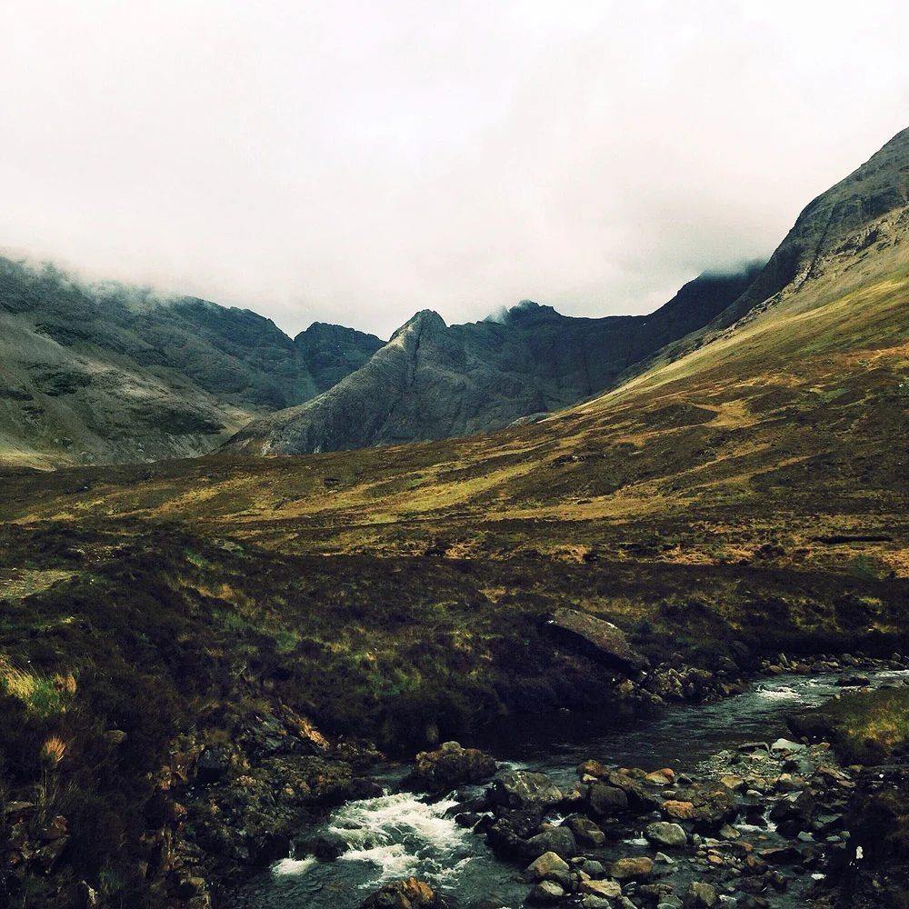 Trek to the Fairy Pools, Isle of Skye