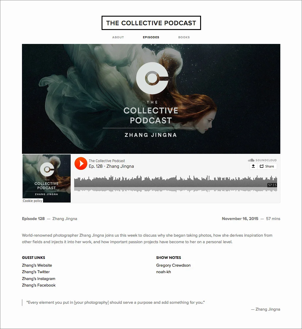 The Collective Podcast #128 - Zhang Jingna