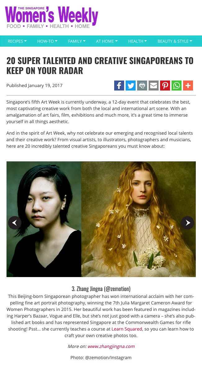 20 Super Talented and Creative Singaporeans to Keep on Your Radar, The Singapore Women's Weekly