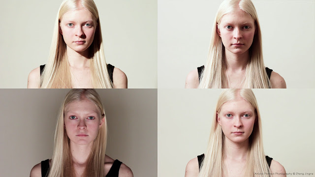 Examples of using different lighting modifiers in lesson 2: Equipment and Lighting of my course.