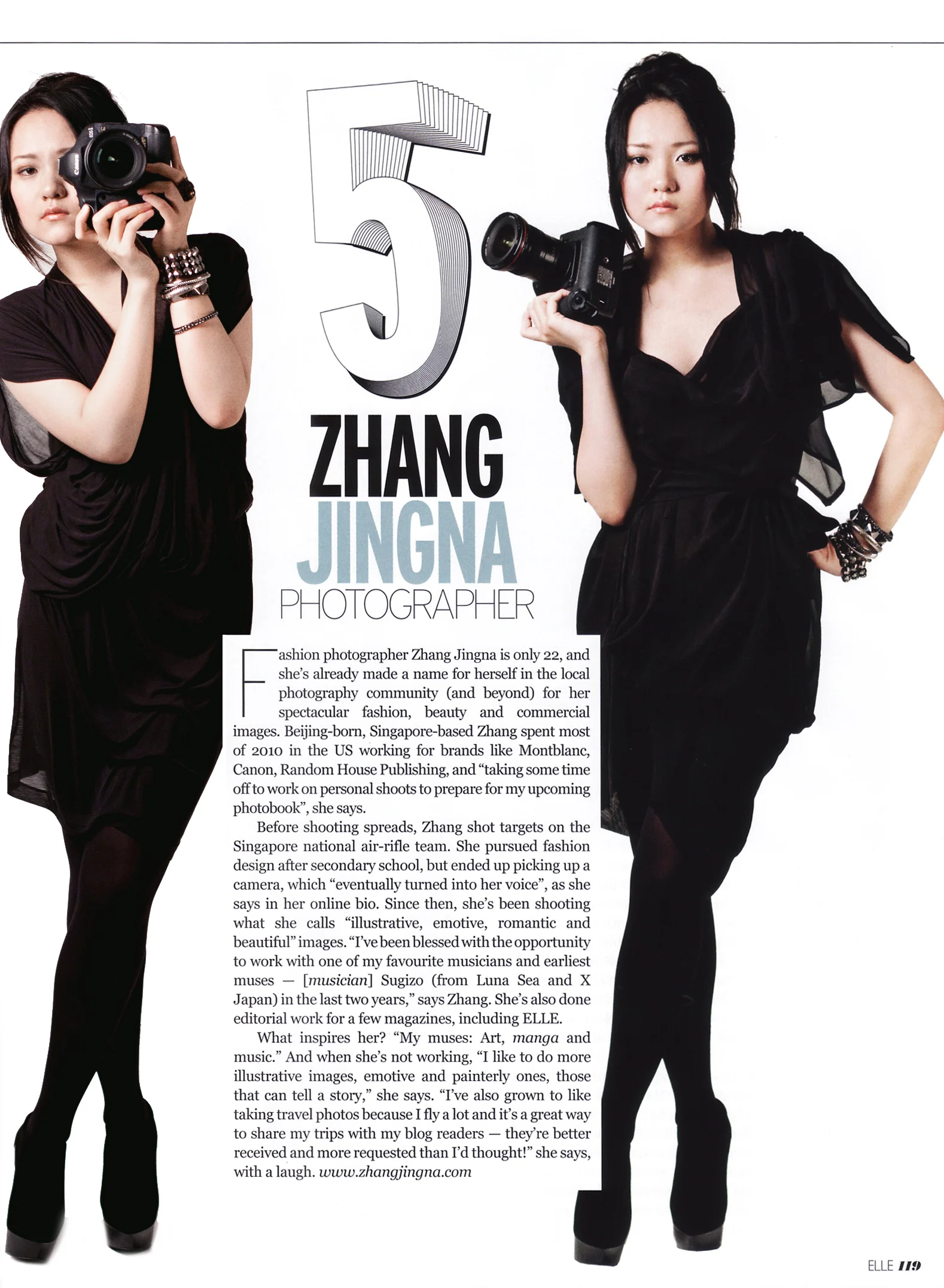 "ELLE 10 - The Next Big Thing", Elle Singapore, October 2010