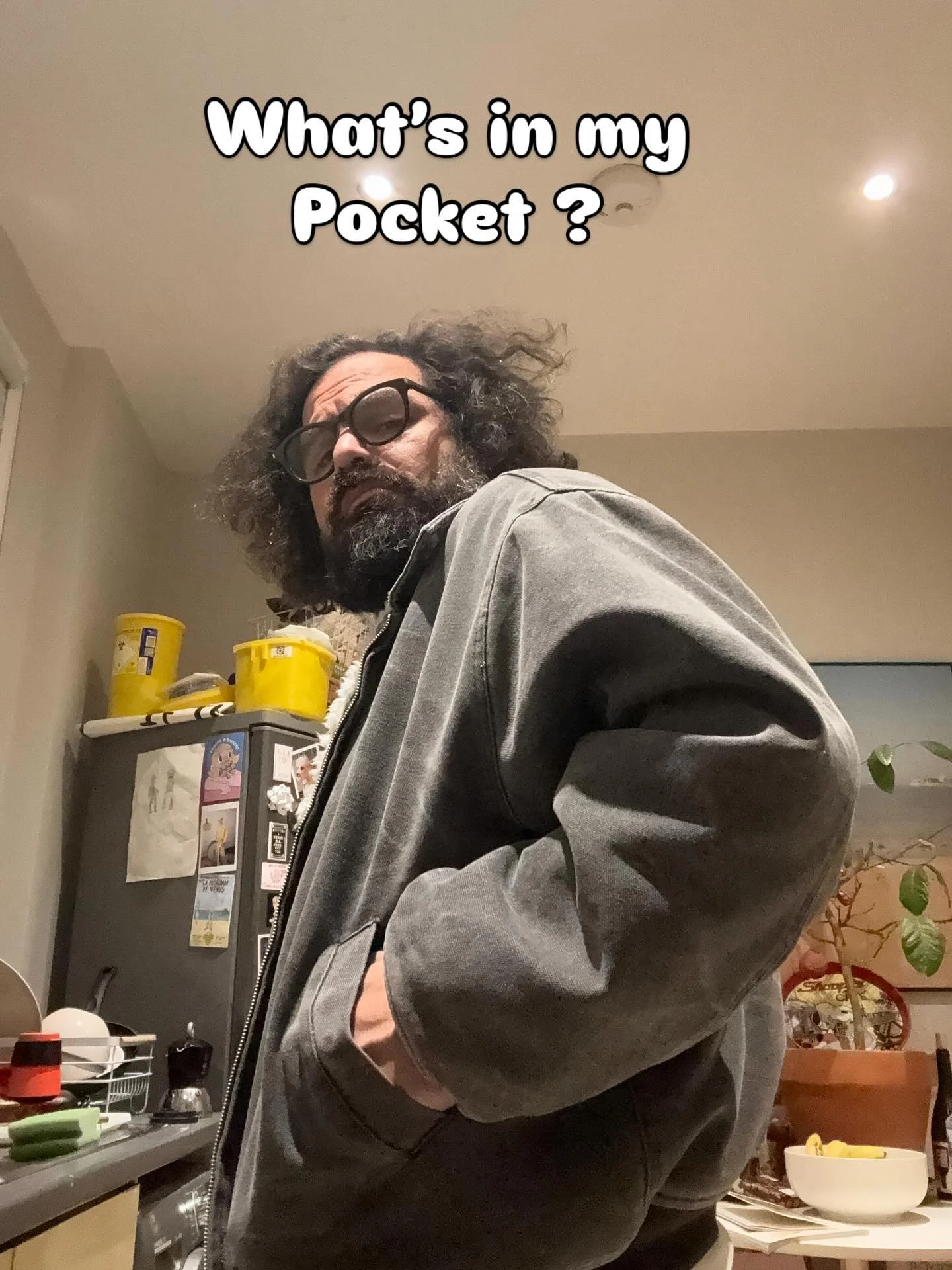 It&rsquo;s back ! A new season of everyone&rsquo;s favourite game show &ldquo;what&rsquo;s in my pocket&rdquo; new jacket, new font, new pocket things. Win the respect of your friend by getting this right. What&rsquo;s it gonna be ? #wimpquestionmark