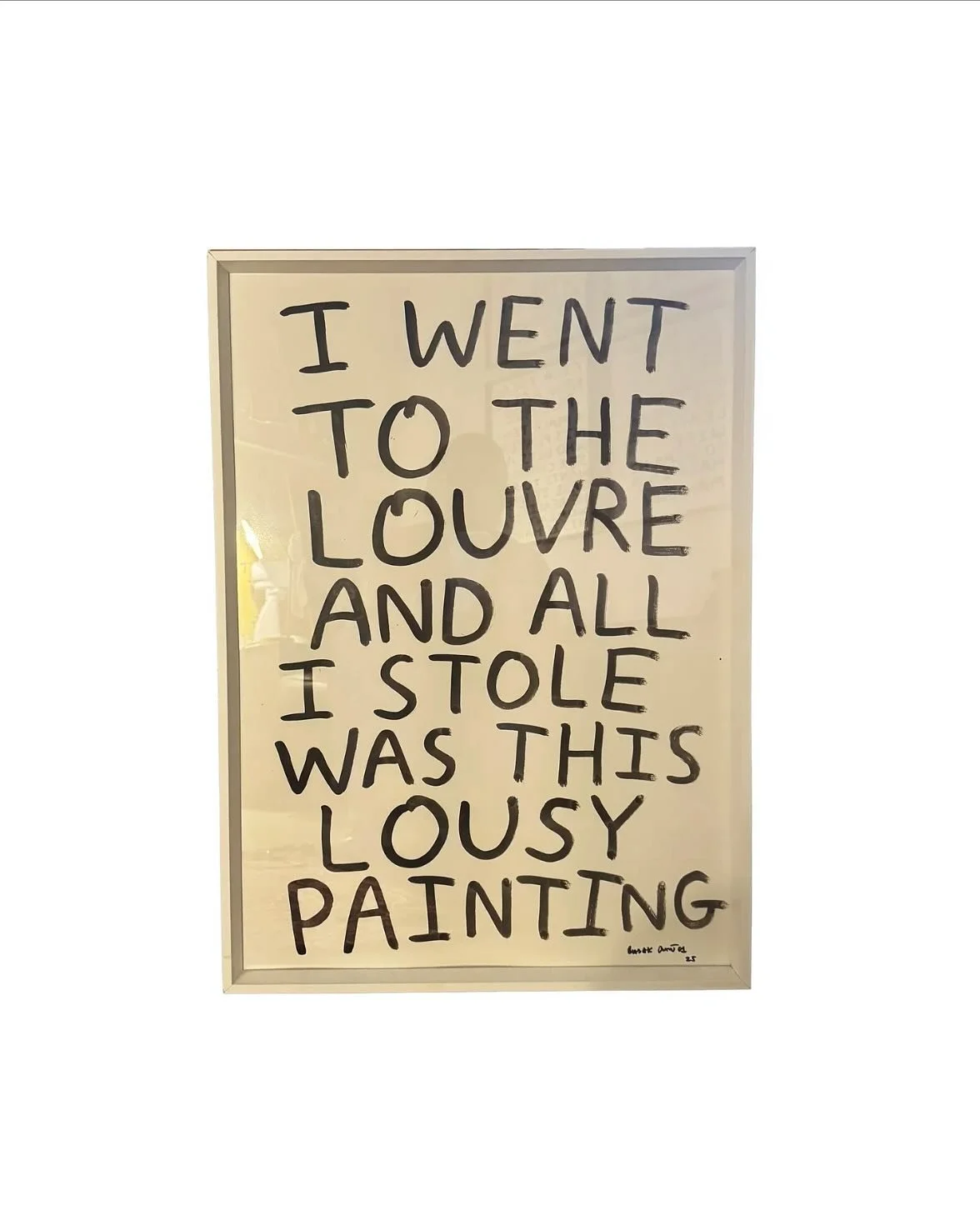 Contemporary Art at its peak contemporariness. Link in bio etc