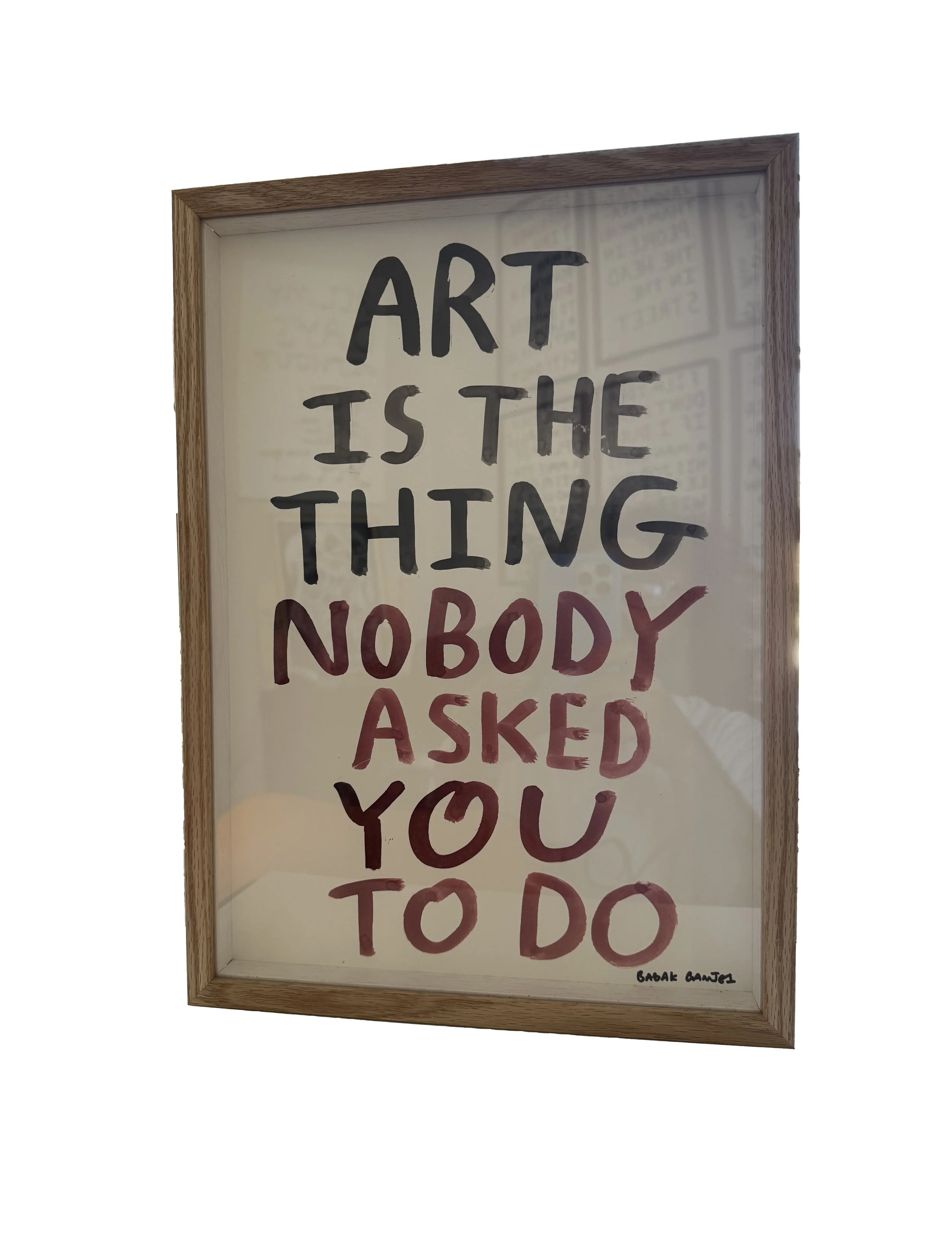 ART IS THE THING