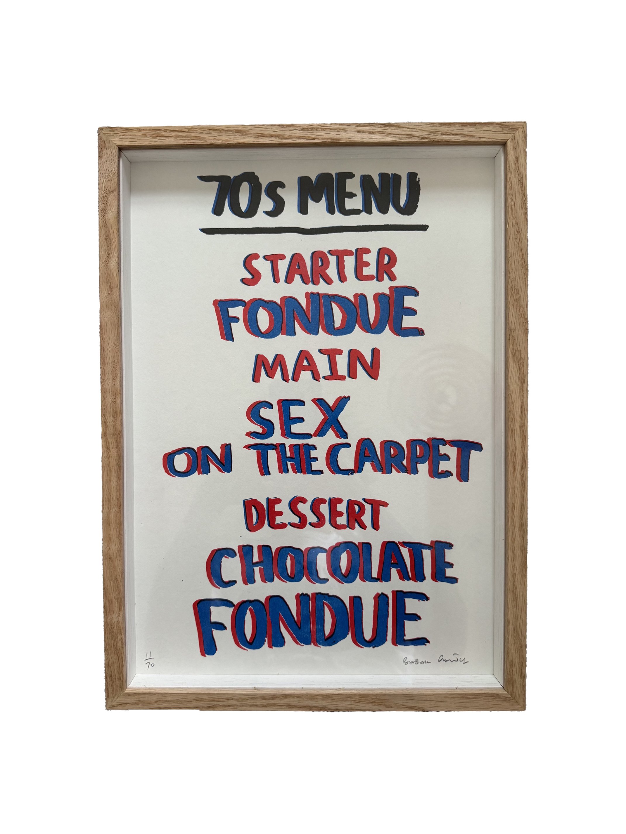 70'S MENU