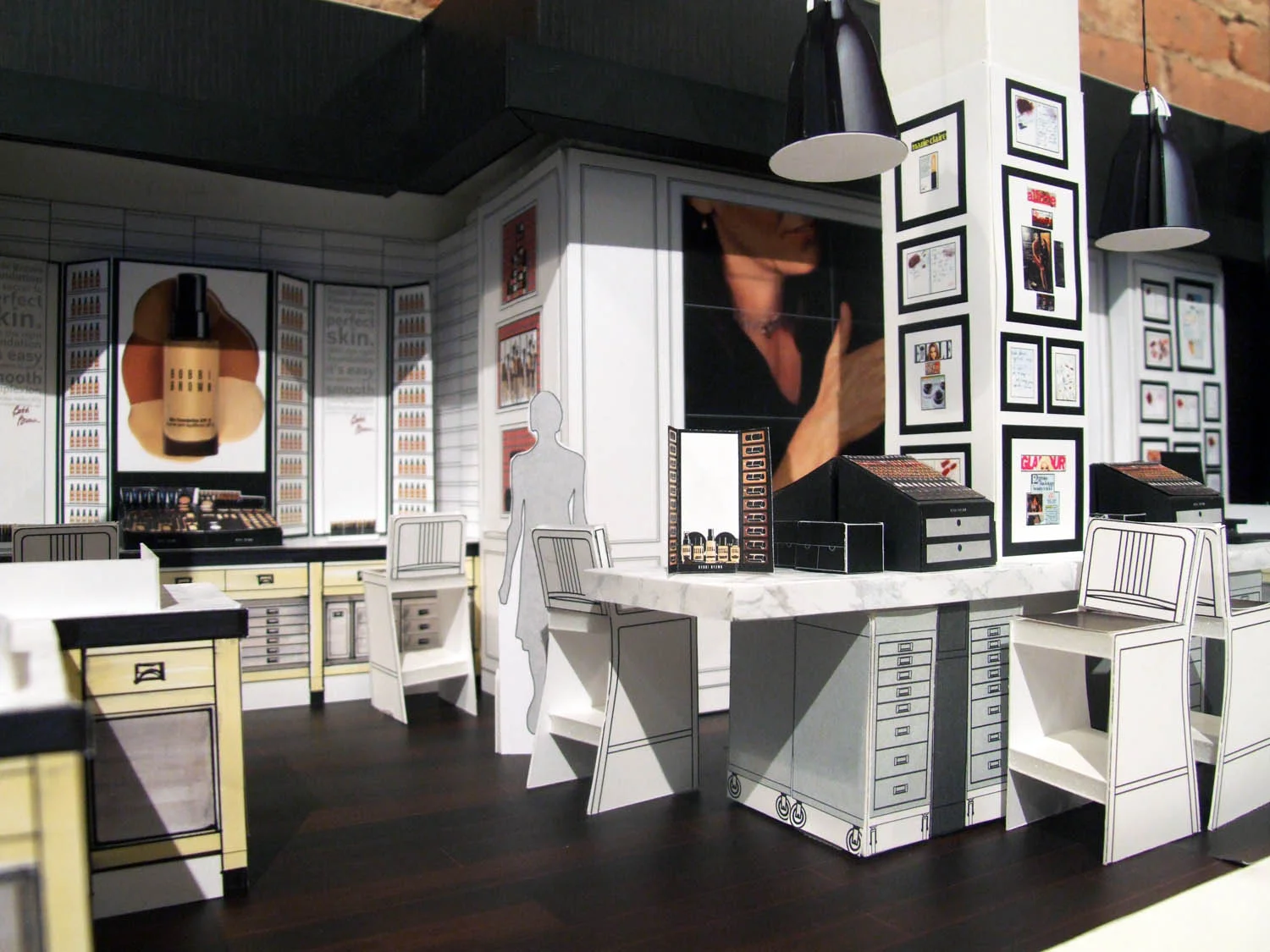 Model Detail for Bobbi Brown Cosmetics Bloomingdales NY Cosmetics Floor