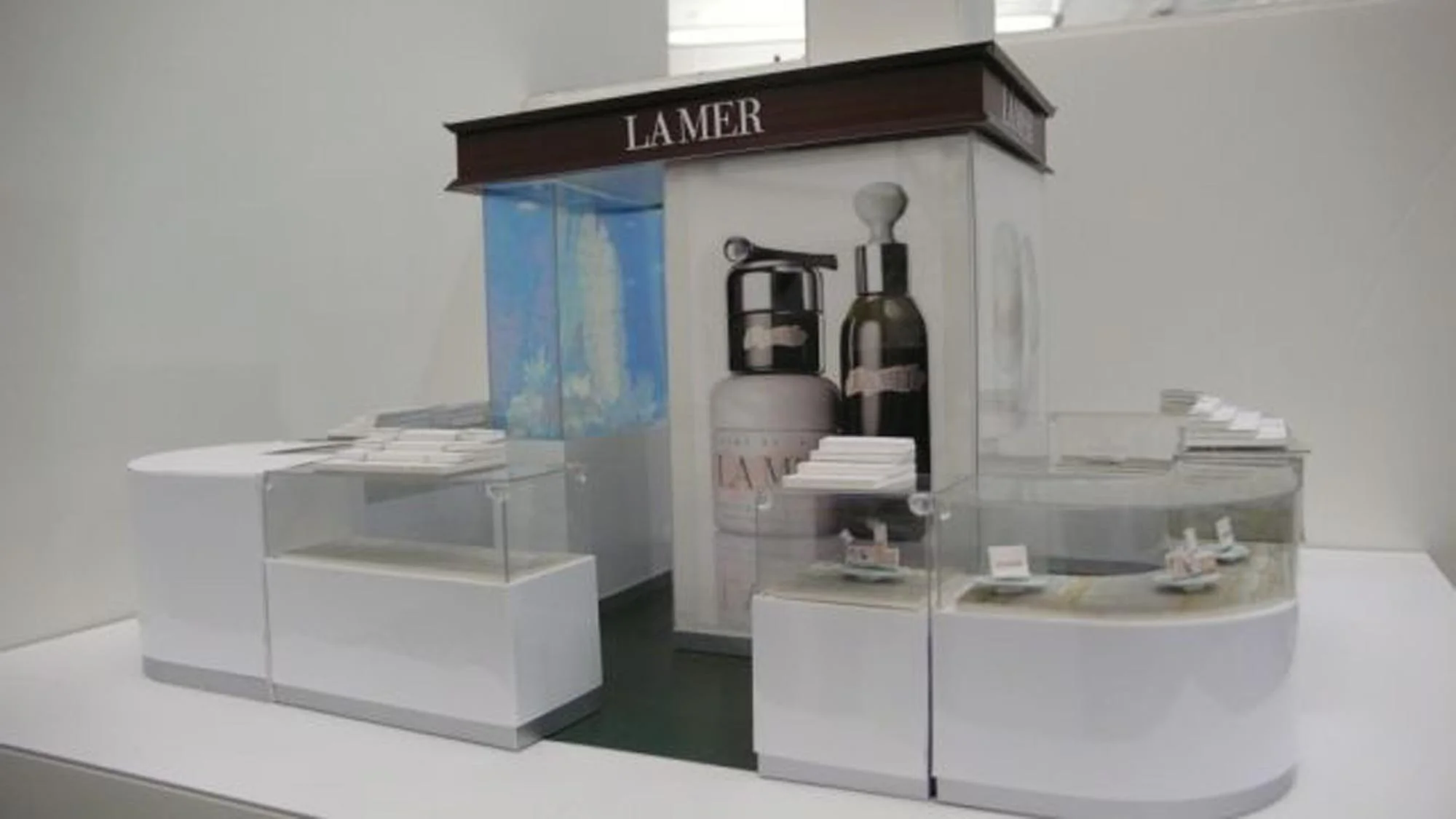 Model for LaMer Saks 5th Avenue Cosmetics Floor Redesign