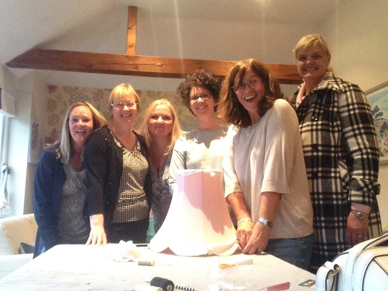 Met some lovely women, all fellow CABMFF members.