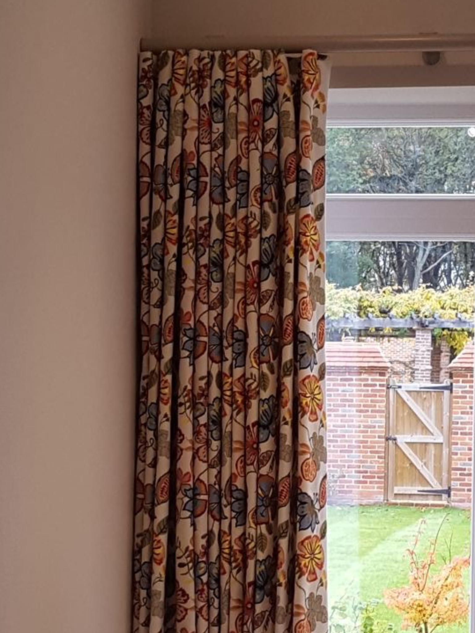 Jewel Coloured Prestigious Textiles Embroidered Fabric Wave