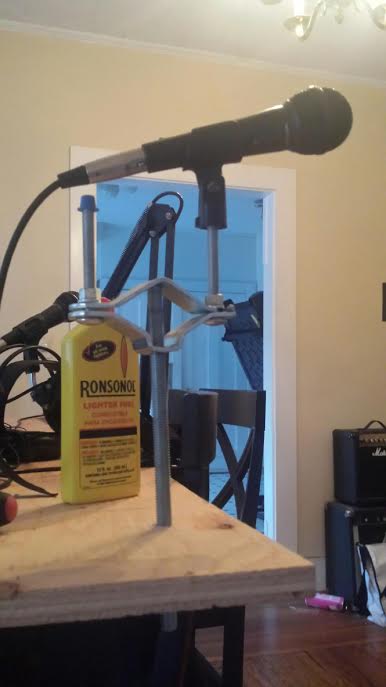 We needed another mic stand for our guest!