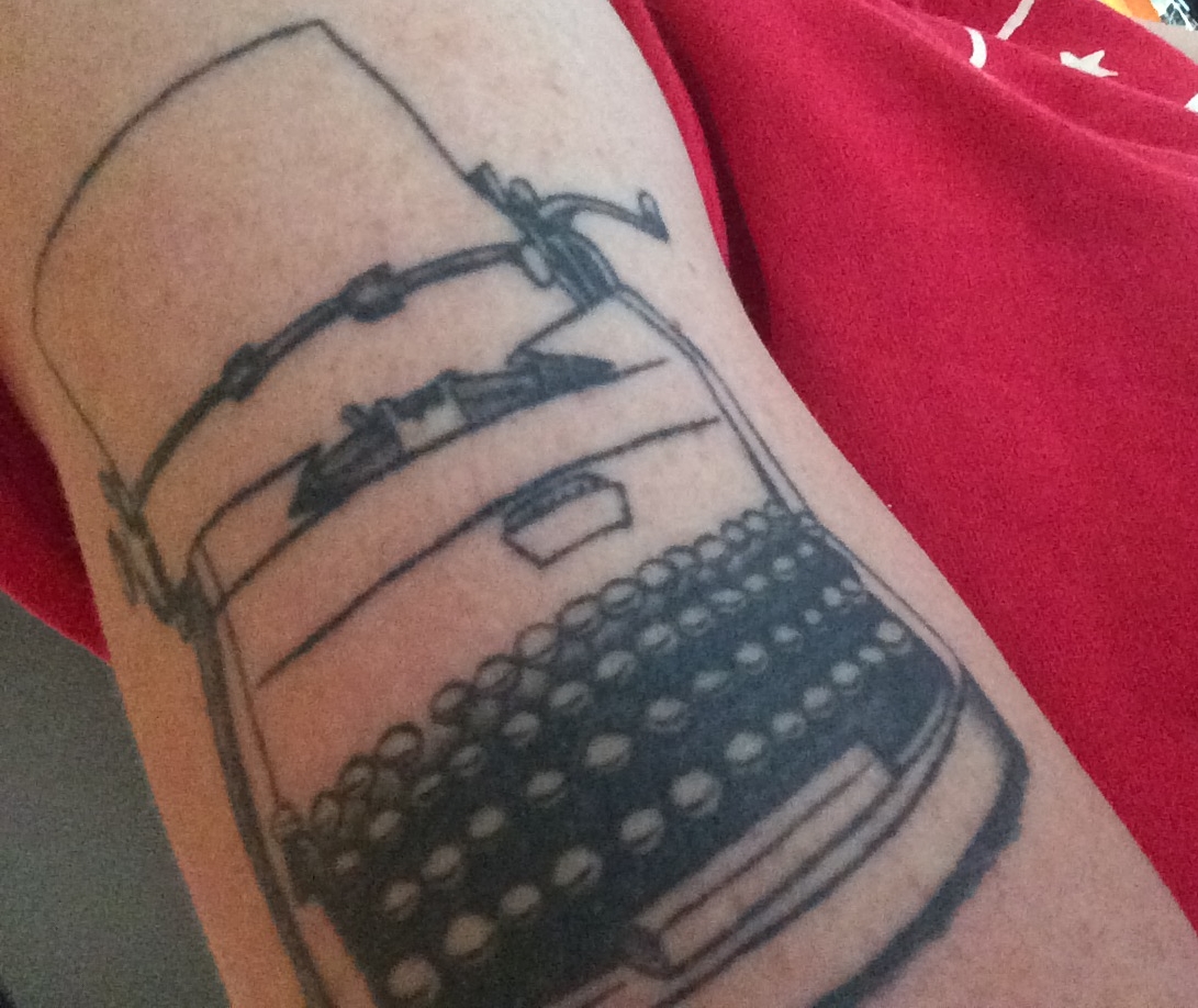 Awkward selfie of right arm Taken with left arm.