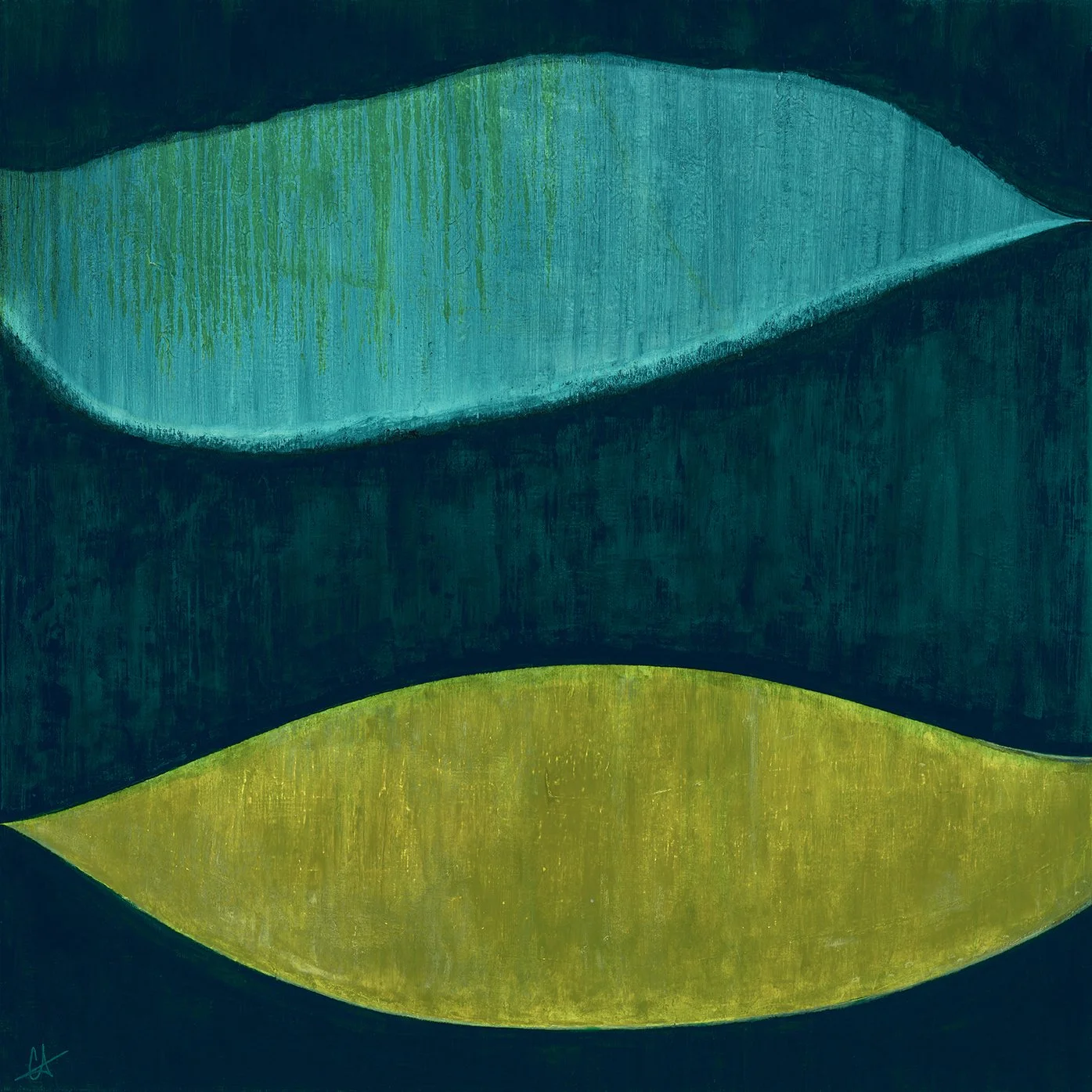 Cave and Leaf #1
