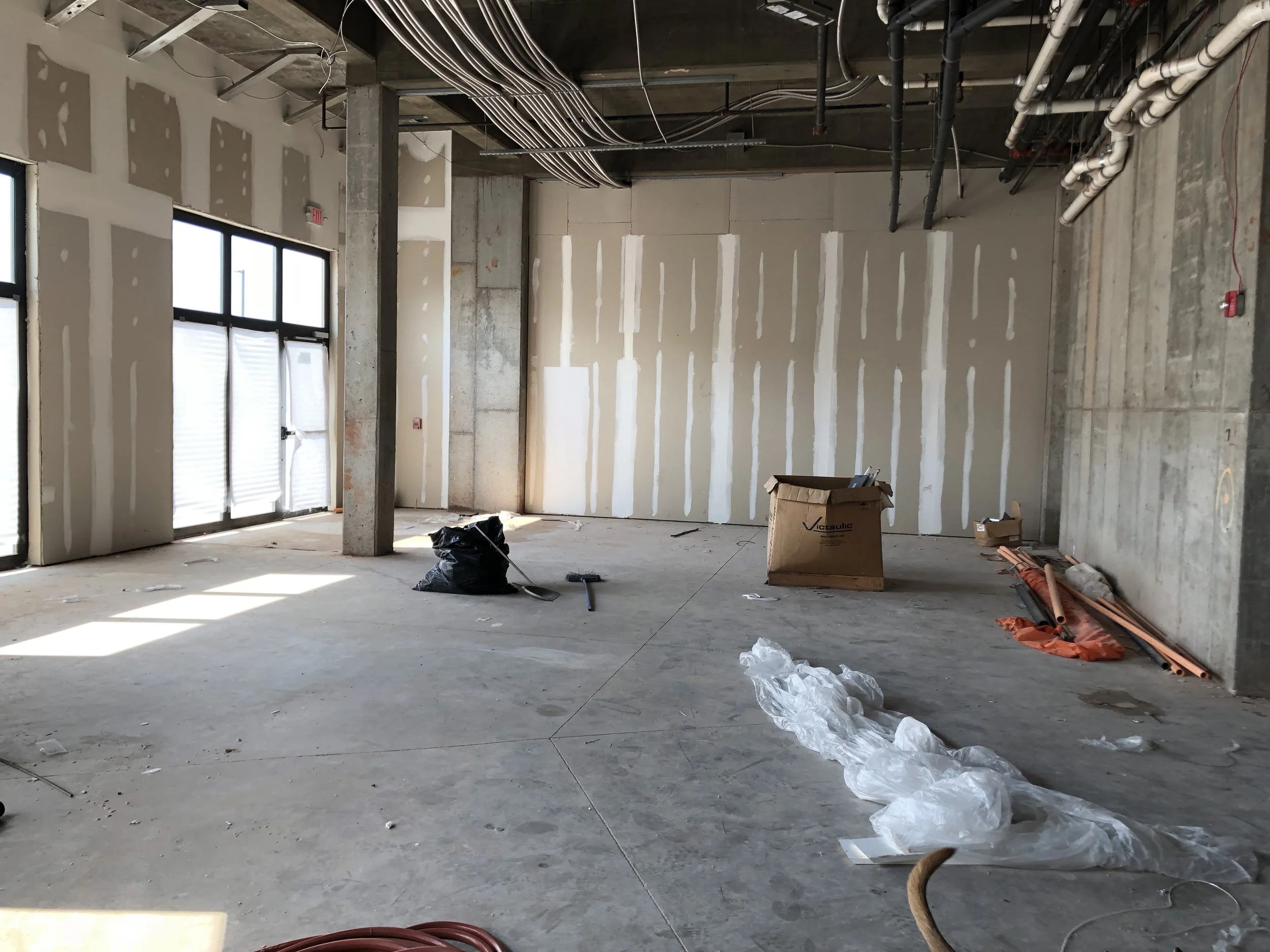 Shell space - before construction begins