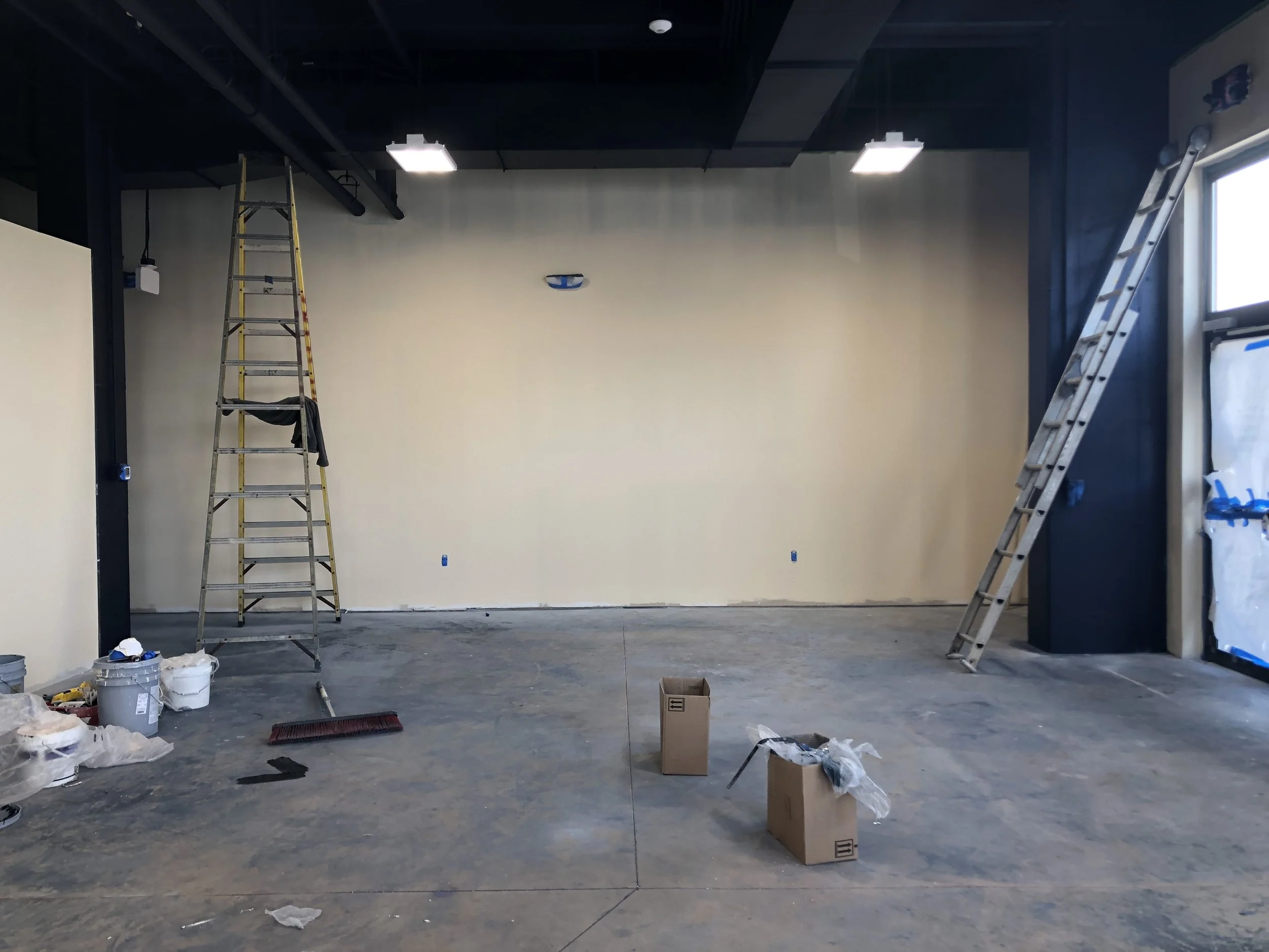 Painting - After the first coat of paint