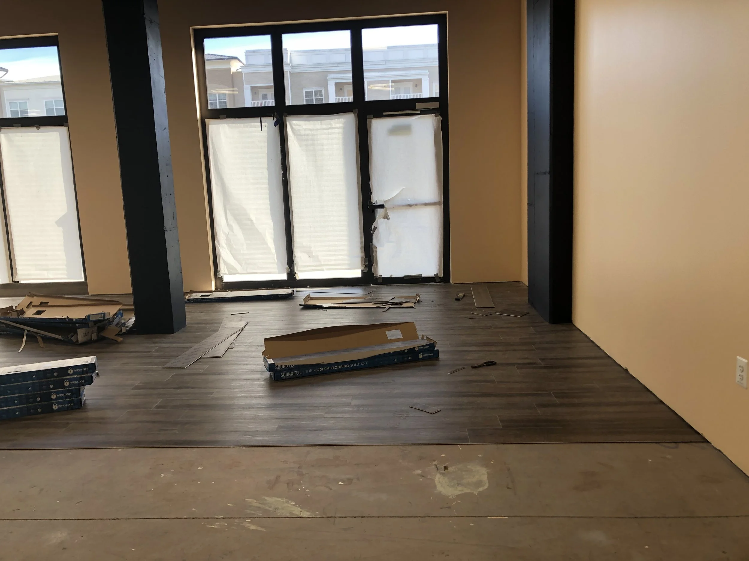 Flooring - Installing the floor