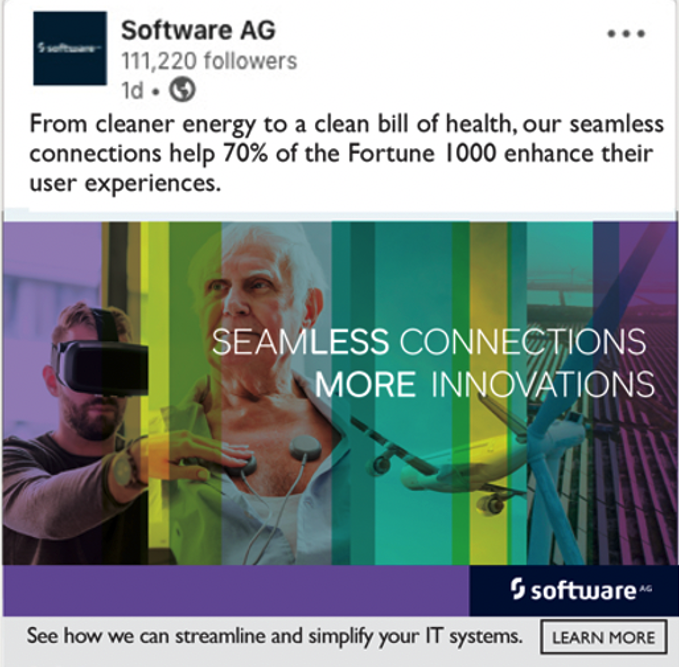 Software AG "Seamless is More" – Paid Social