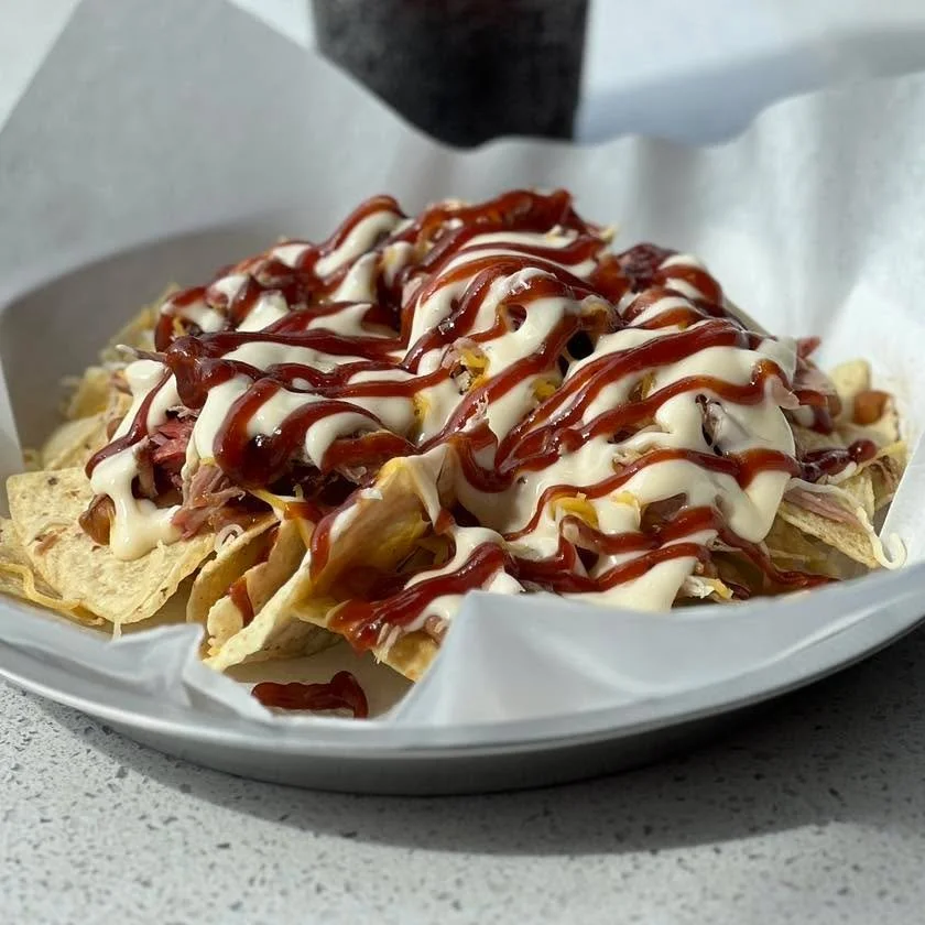Start the week off right. Today&rsquo;s Special: Our Half size BBQ Nacho &amp; Drink. Baked Beans, Pulled Pork, Shredded Cheese, Queso &amp; BBQ Sauce on Tortilla Chips.  Starting at $10.79 &amp; up. Sub brisket for $2.49 Make it large for $3 more.