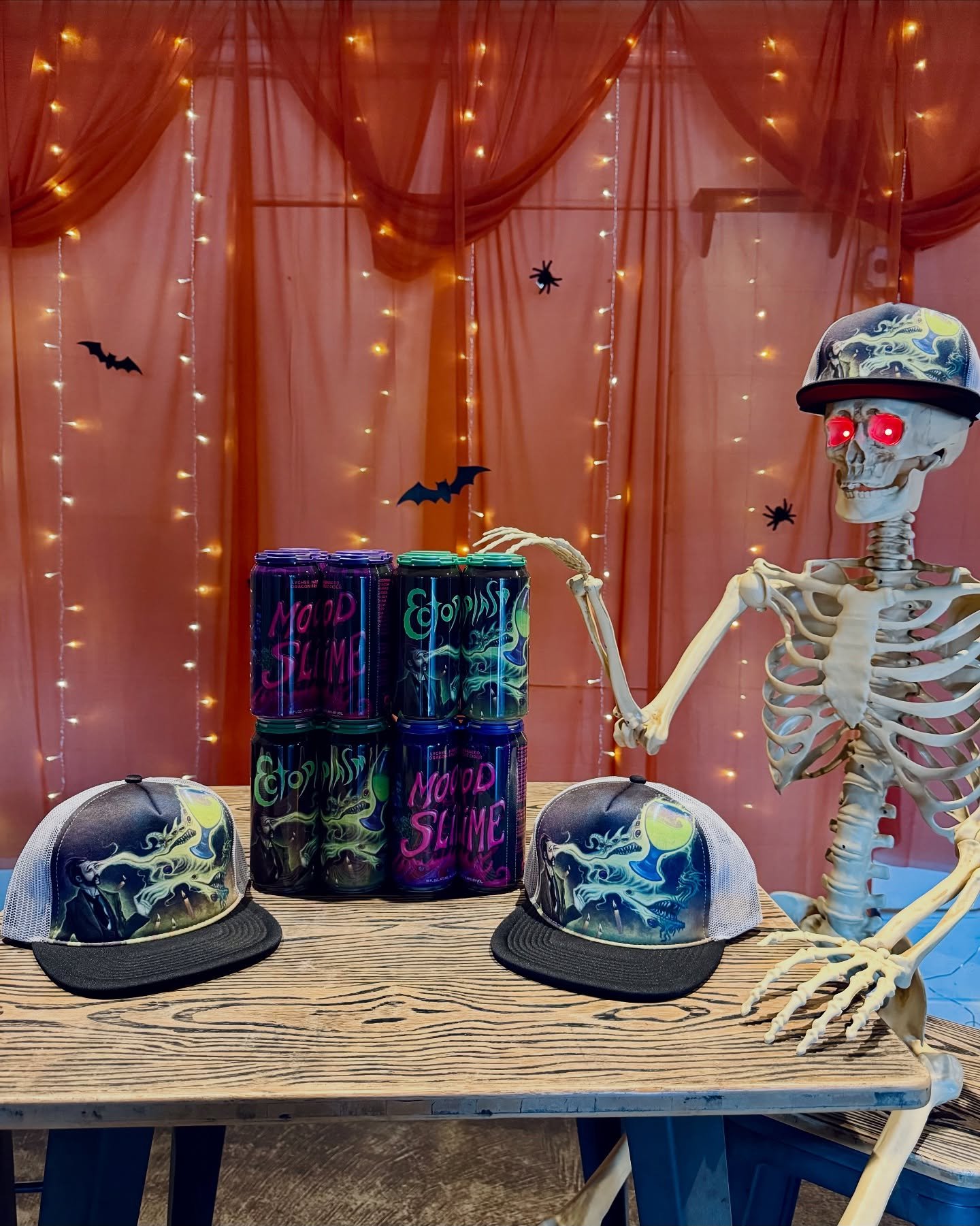 🦠Starting today! Buy (2) 4-packs of Ectoplasm and/or Mood Slime and get a free Ectoplasm hat!🦠 (Taproom only, while supplies last) #salemma #ectoplasm #ffttcider