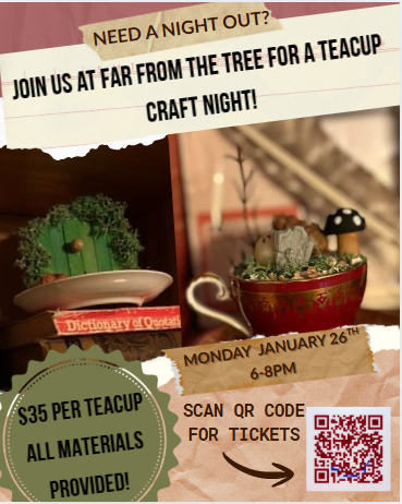 Sasscraft Teacup Craft Night (Rescheduled)