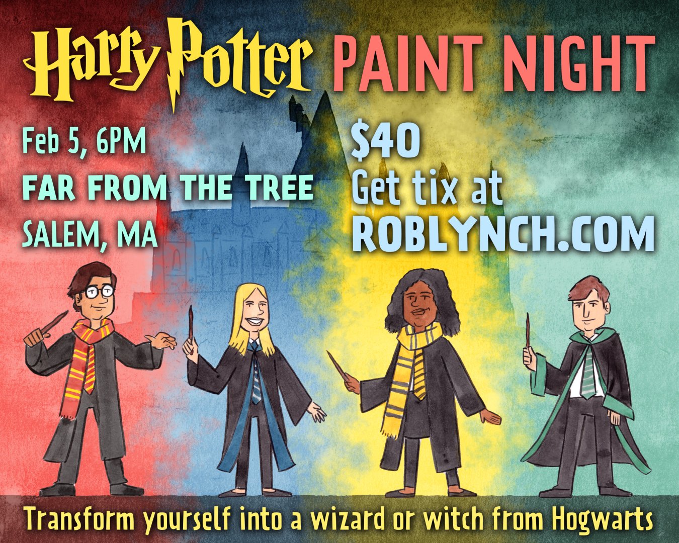 Harry Potter Paint Night with Rob Lynch 