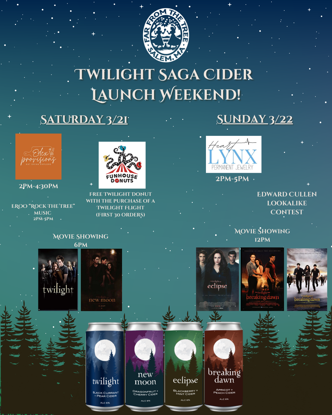 Twilight Saga Cider Launch Party!