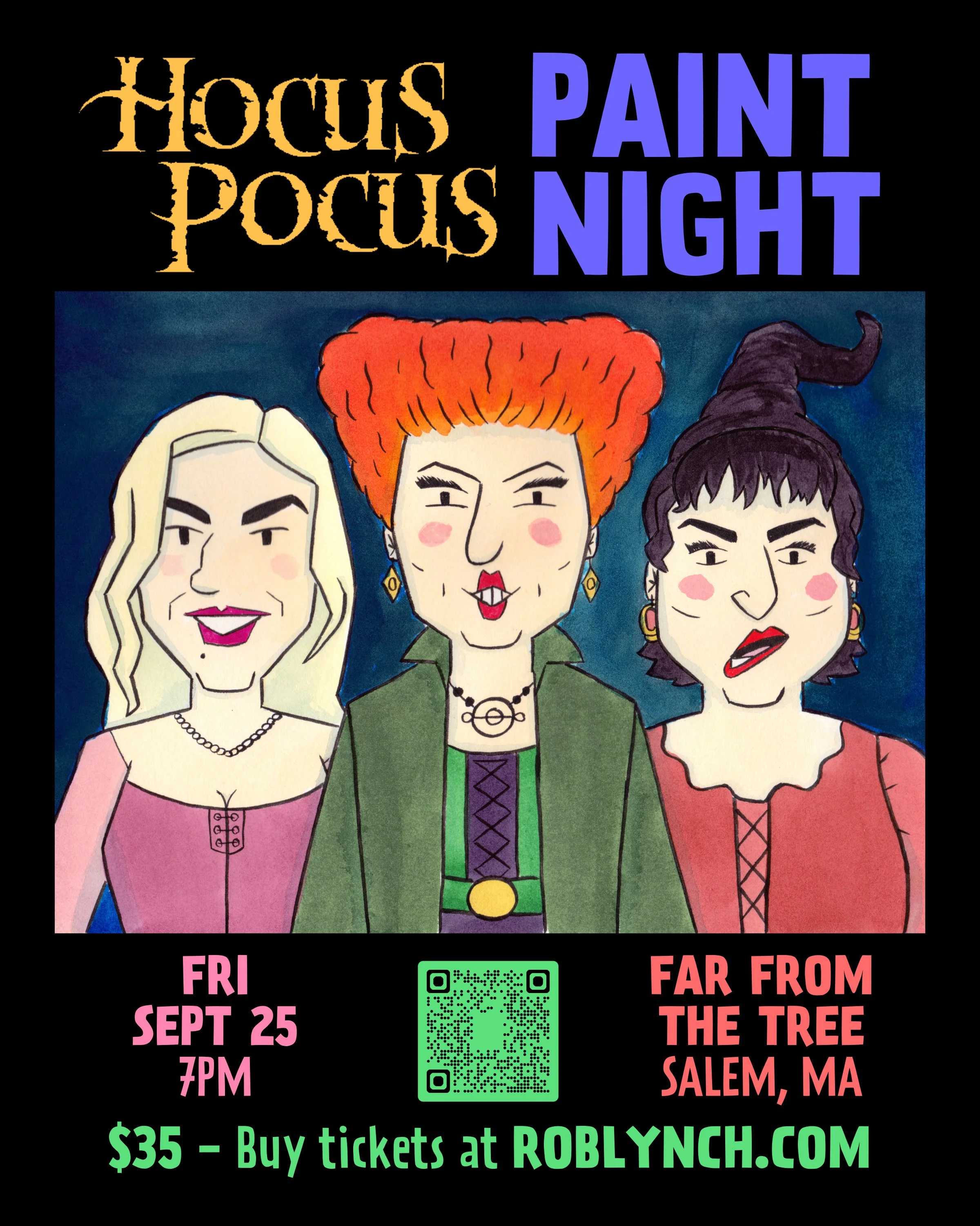 Hocus Pocus Paint Night with Rob Lynch