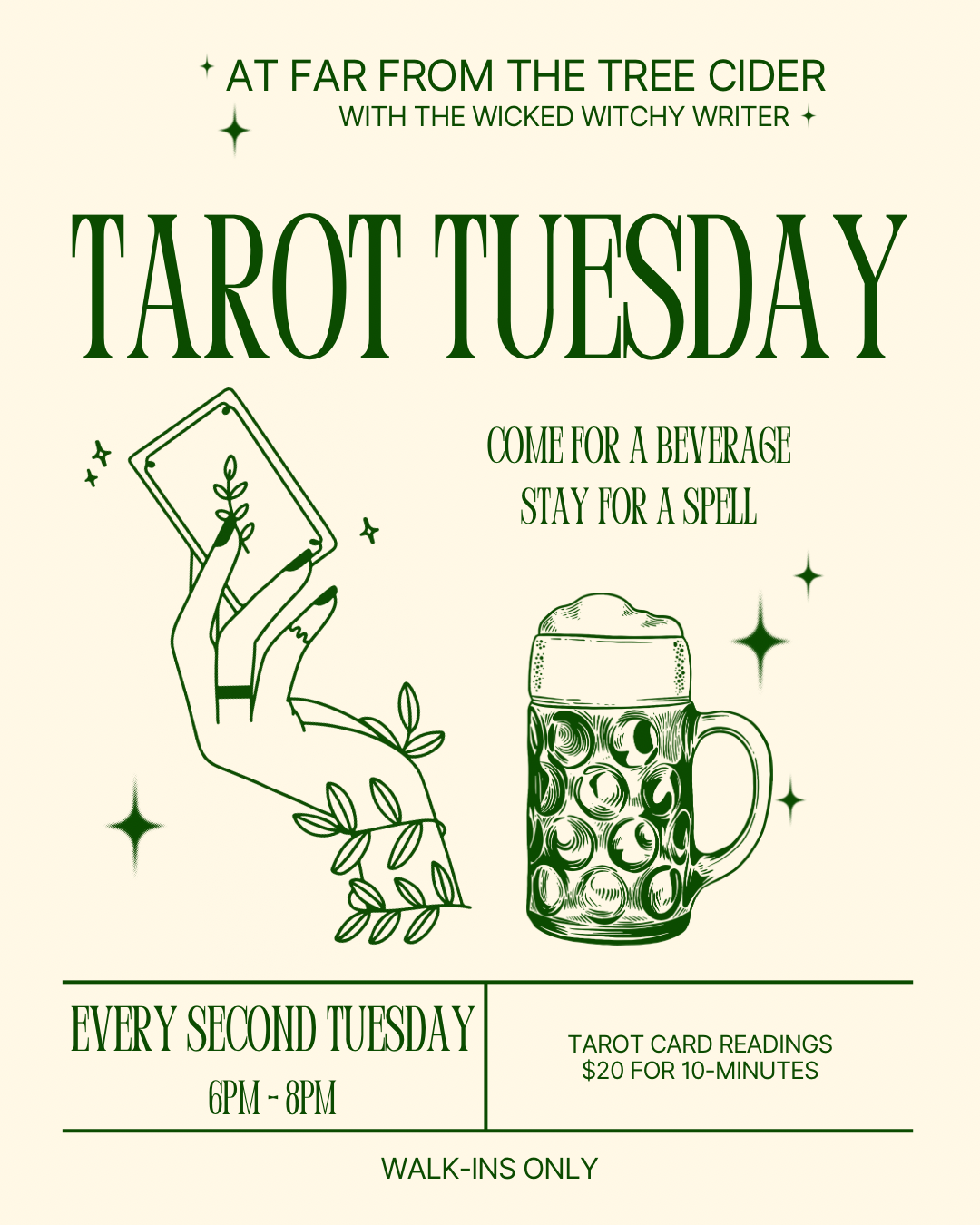 Tarot Tuesday with Wicked Witchy Writer 