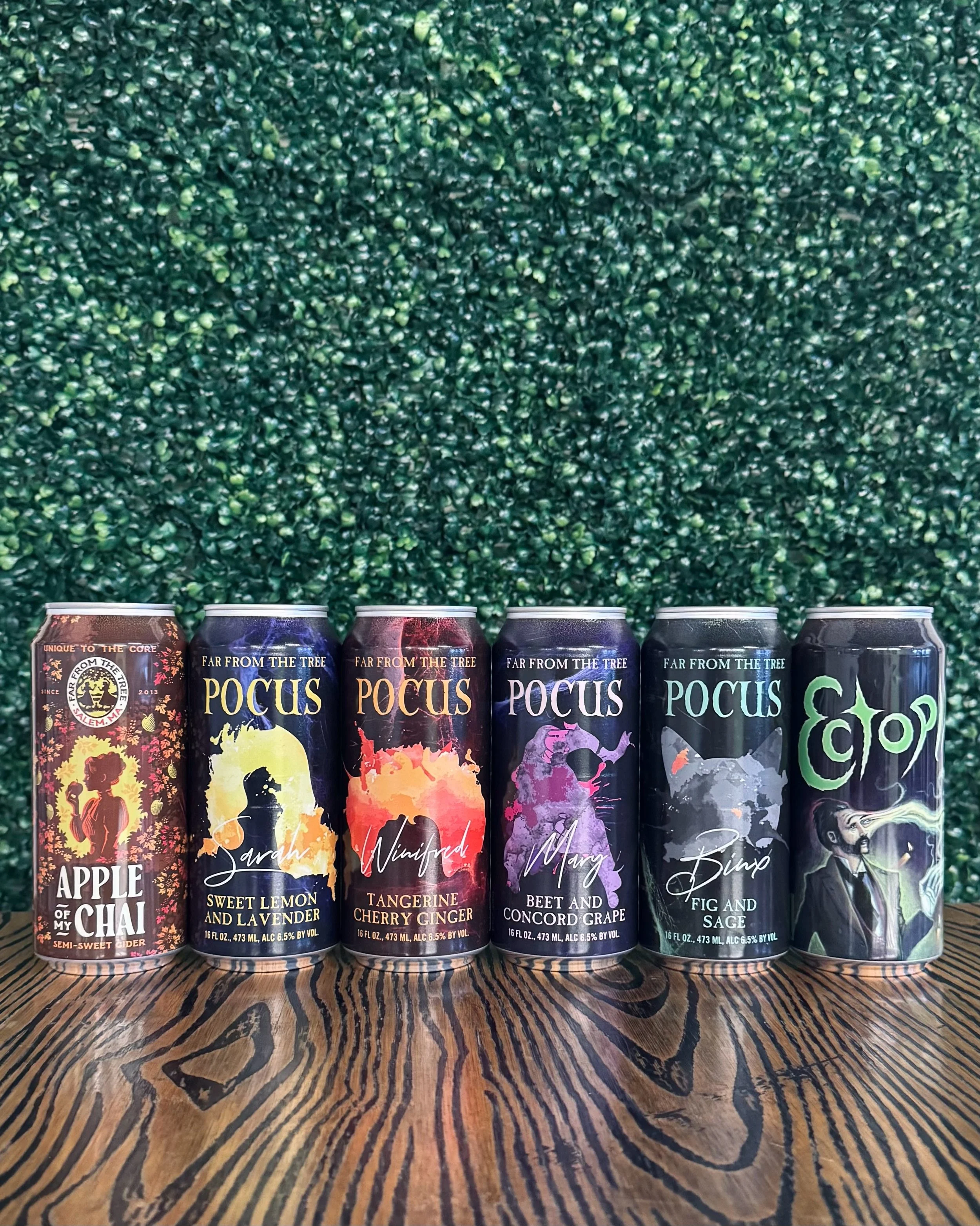 Fall Ciders of your Dreams 🍎💫 All available on draft in the taproom, in four packs TO GO and online for shipping! 

#hardcider #ffttcider #salemma #fall #spookyseason