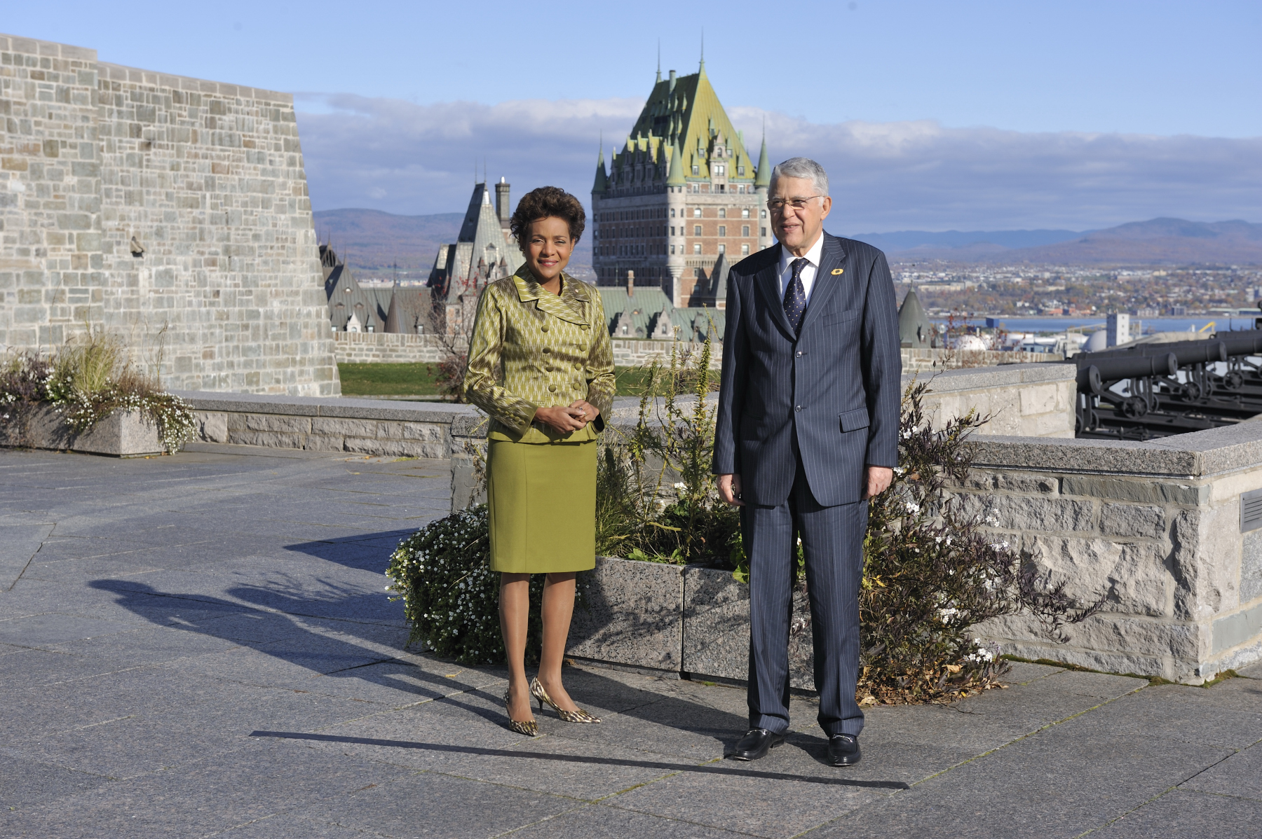 Citadelle, Sommet de la Francophonie, P-M du Maroc, S.E. Abbés El Fassis.JPG