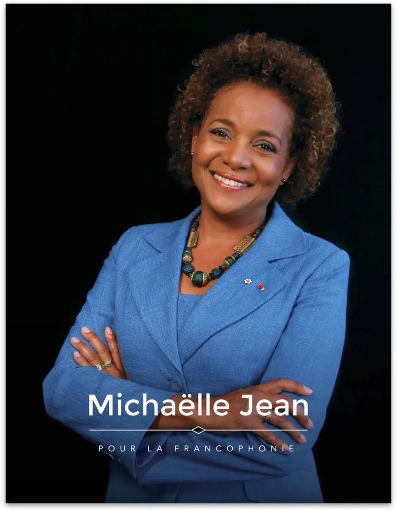 Download Michaëlle Jean's platform for La Francophonie, 2014, French (PDF, 3 Mo ).