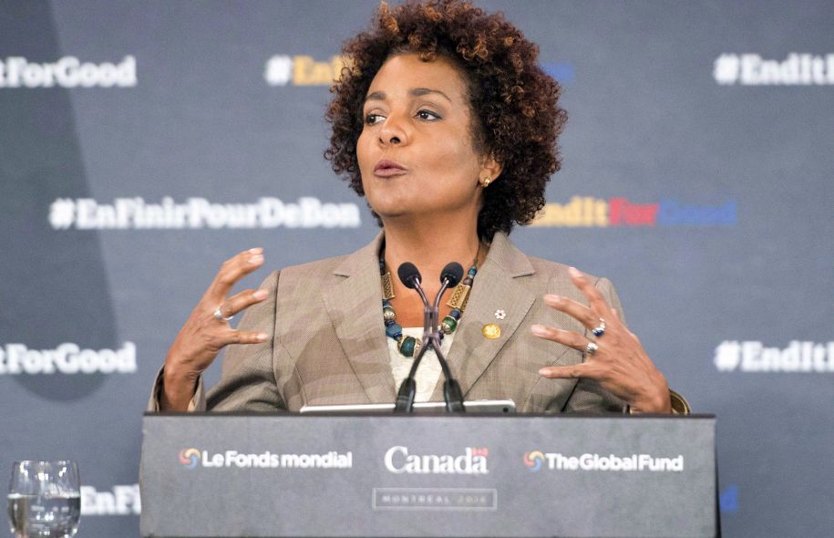 La secrétaire générale de l’Organisation internationale de la Francophonie, Michaëlle Jean Photo: Ryan Remiorz, La Presse canadienne